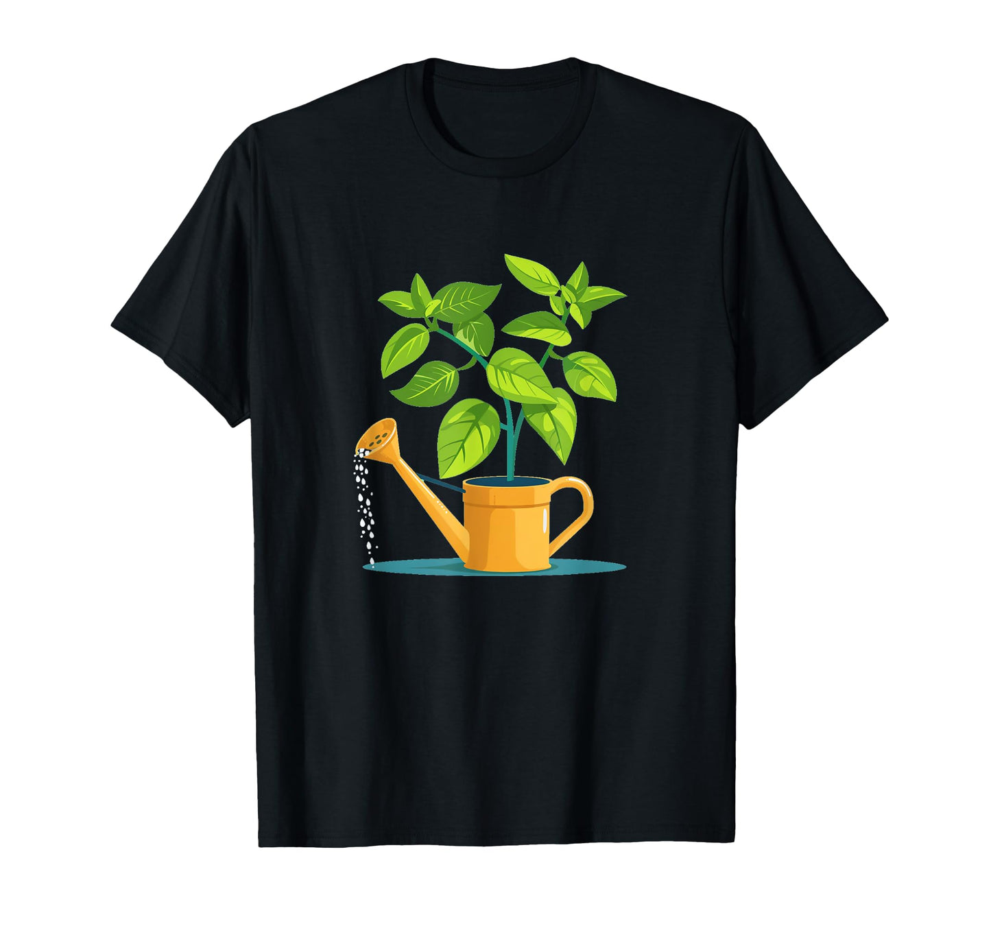 Potted Plant with Watering for Gardening Season and Lovers T-Shirt