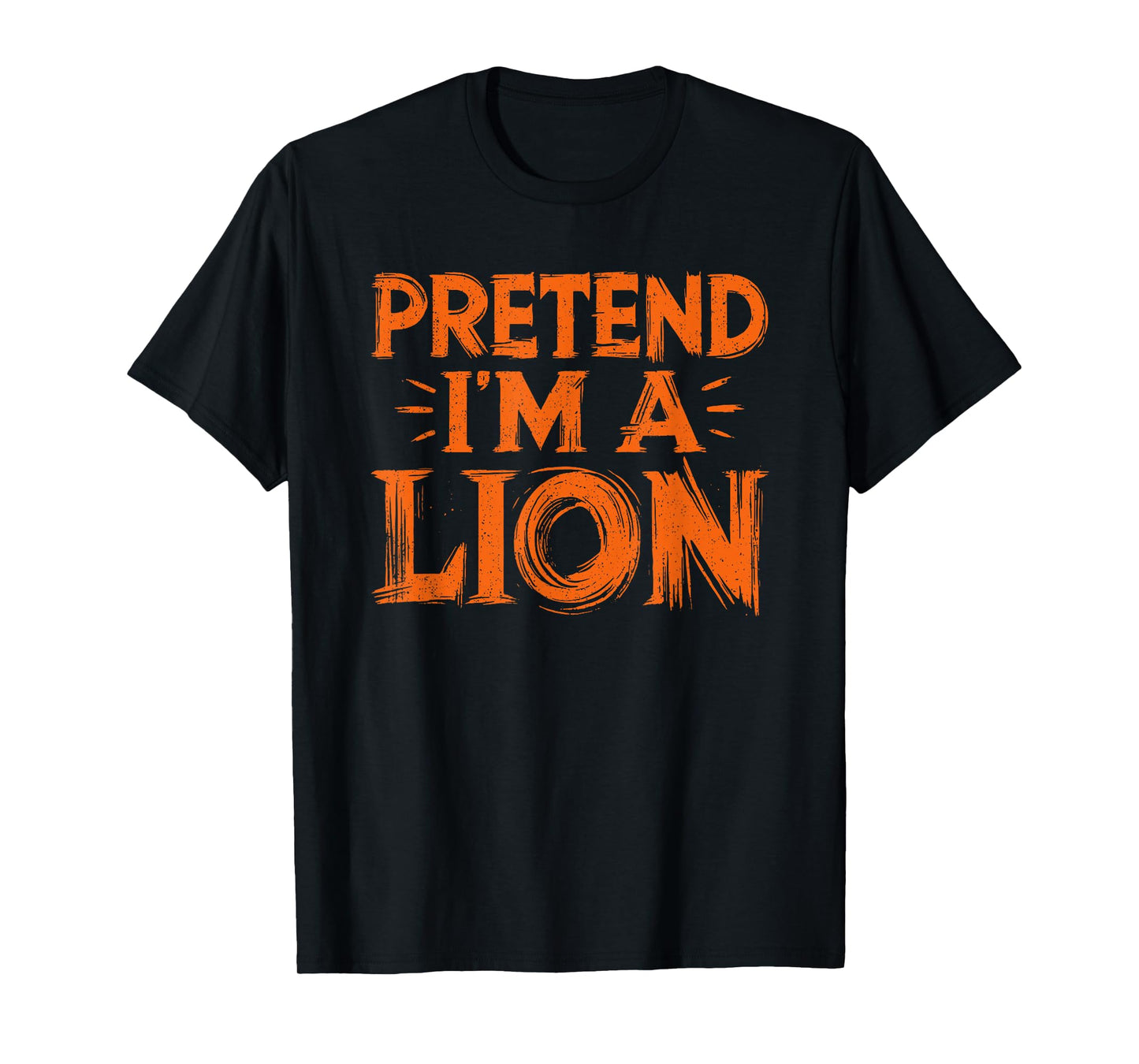 Pretend I'm A Lion Shirt Kids DIY Easy Halloween Costume T-Shirt