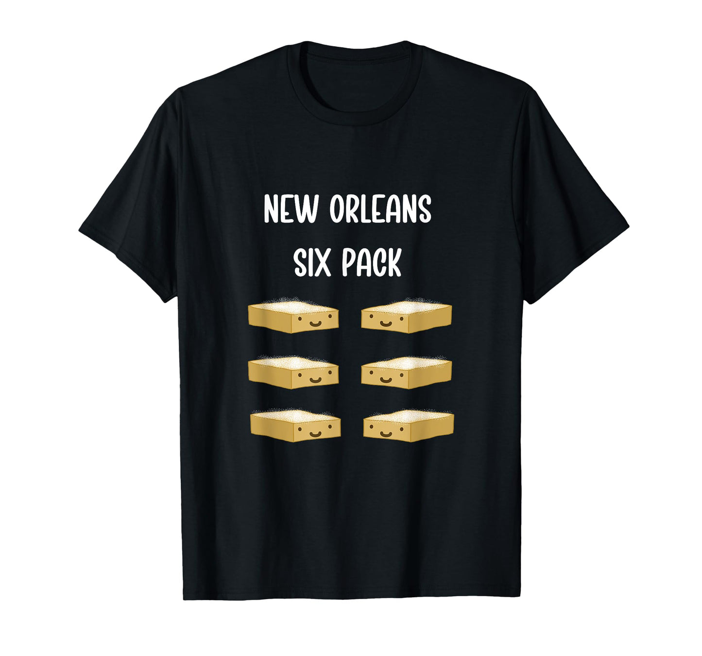 Visit New Orleans, Louisiana. Funny NOLA Beignet Design. T-Shirt