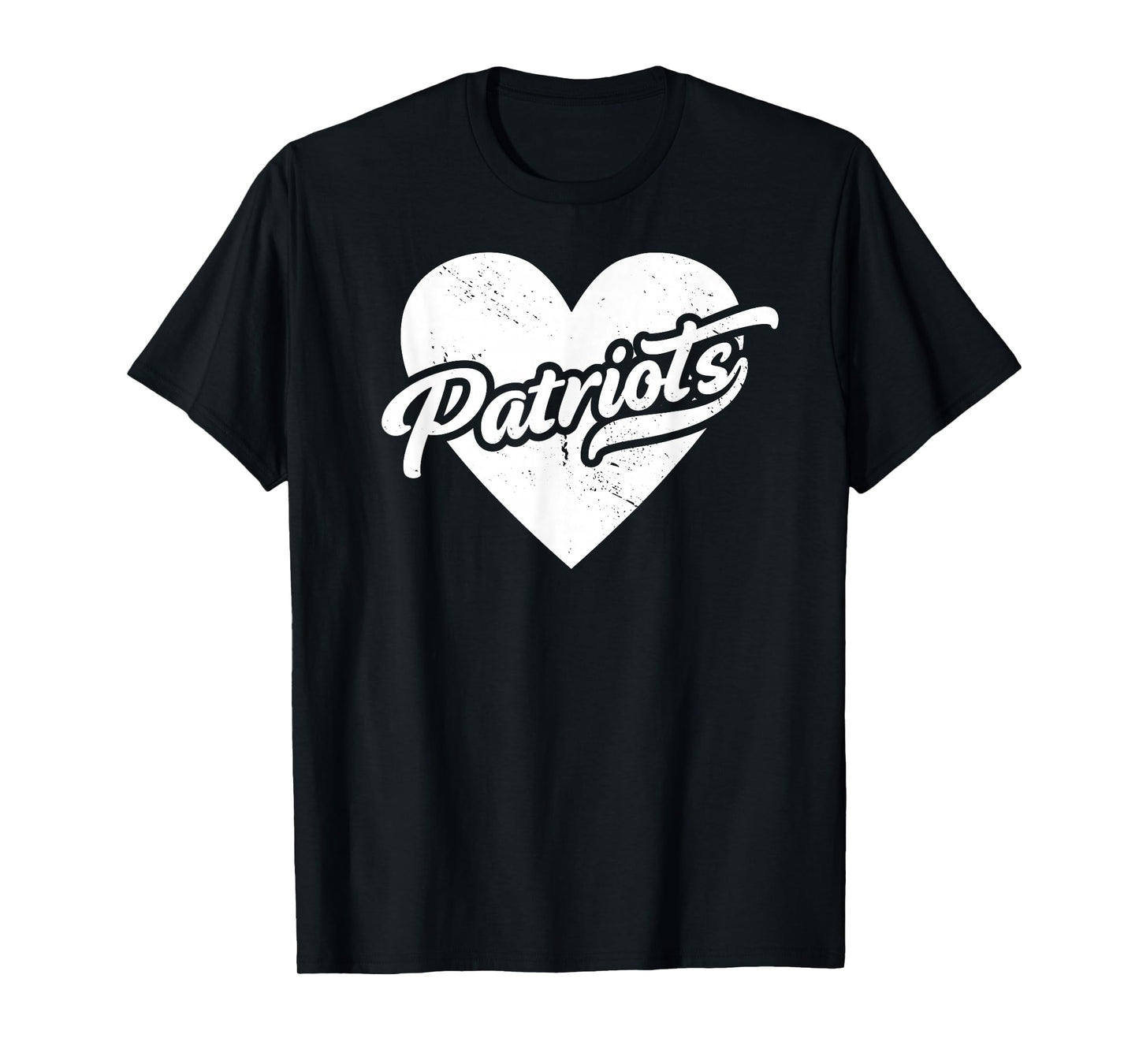 Vintage Patriots School Spirit Go Patriots Love T-Shirt