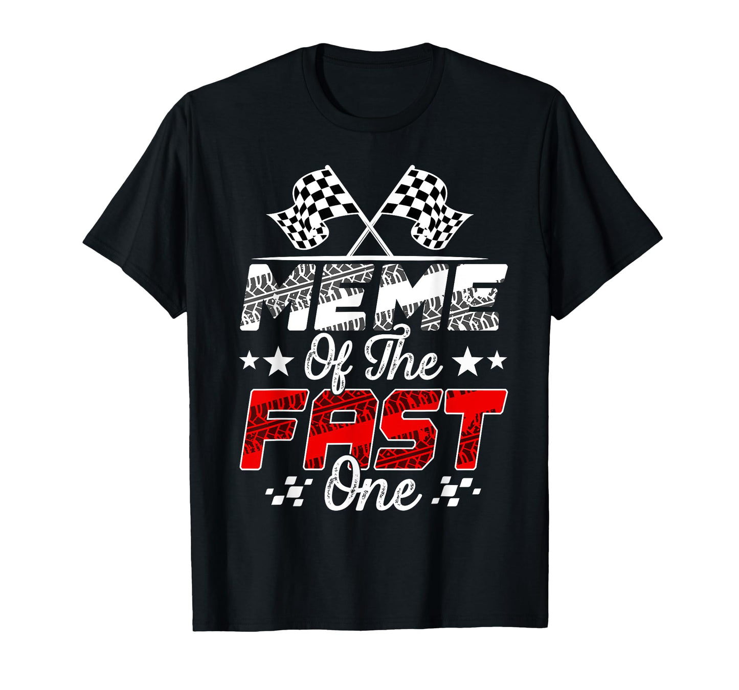 Meme Of The Fast One First Birthday Racing Car Family T-Shirt