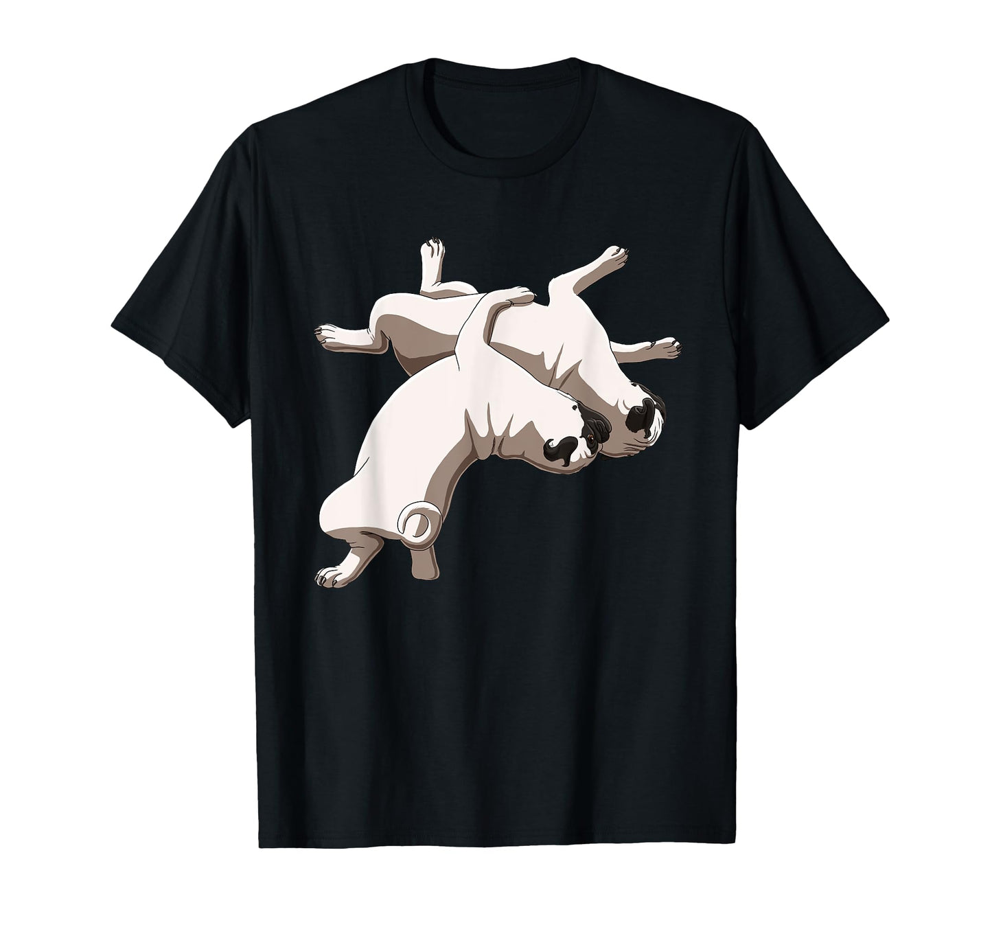 Funny Wrestling Dog Wrestler Pug T-Shirt for Men Women Girls Kids