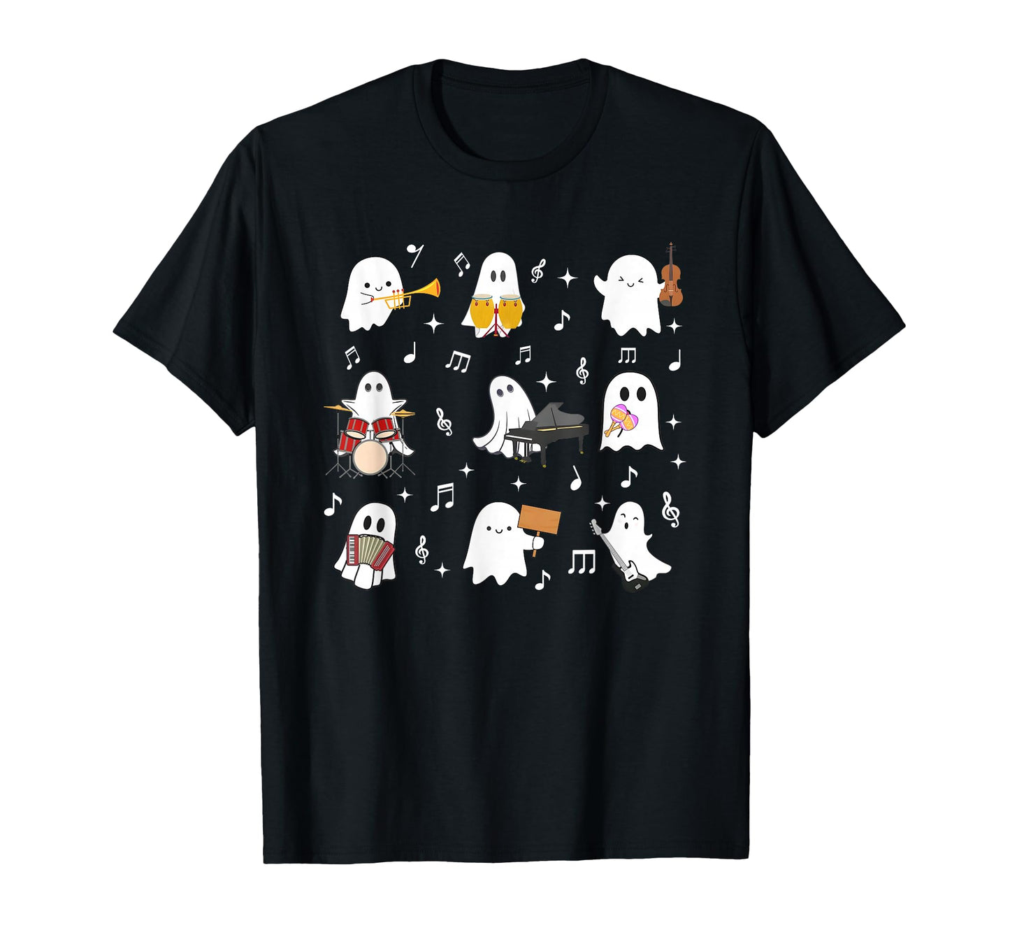 Music Teacher Halloween Music Teacher Education T-Shirt