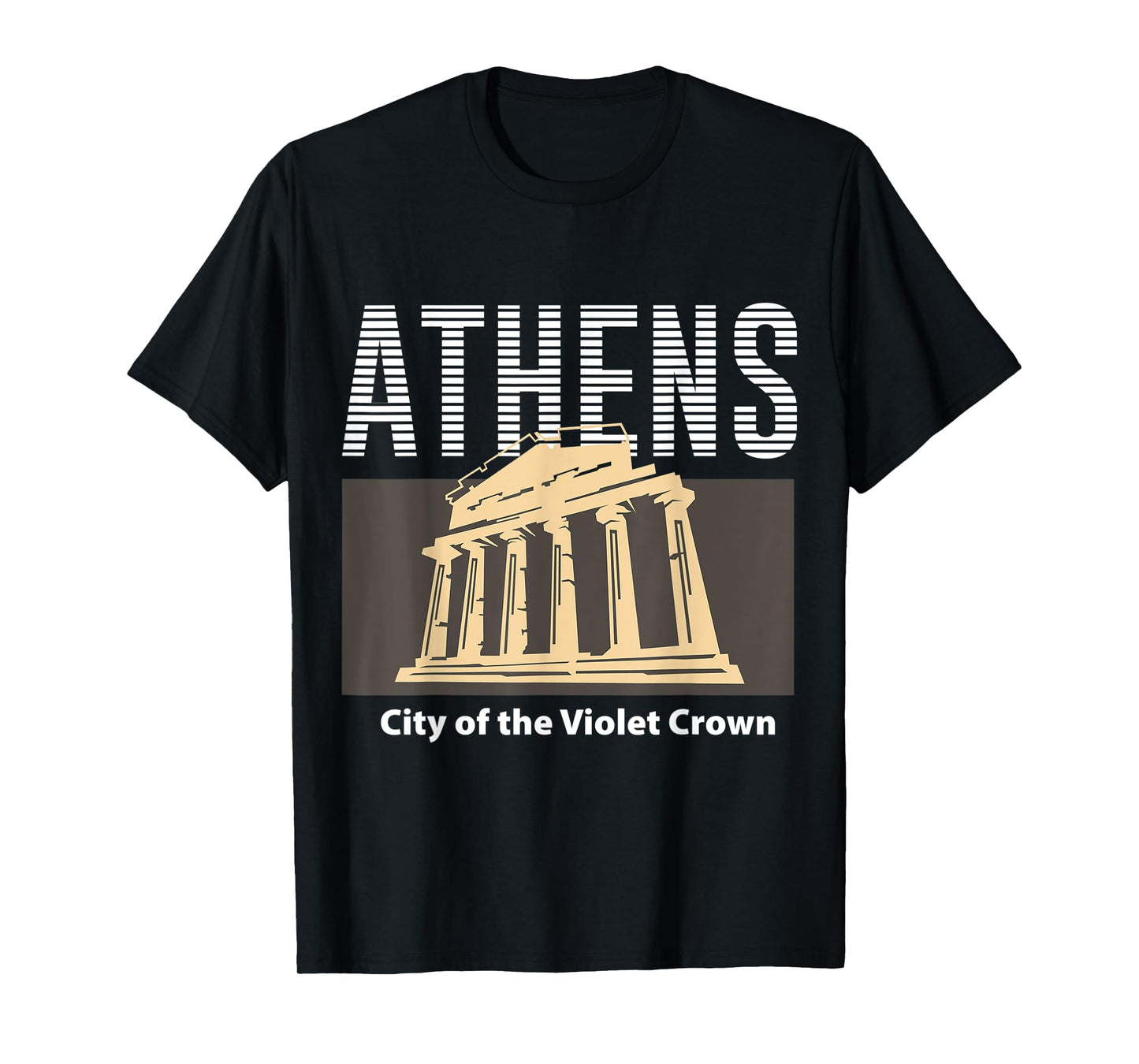 Athens Vacation Holiday Greece Flag T-Shirt