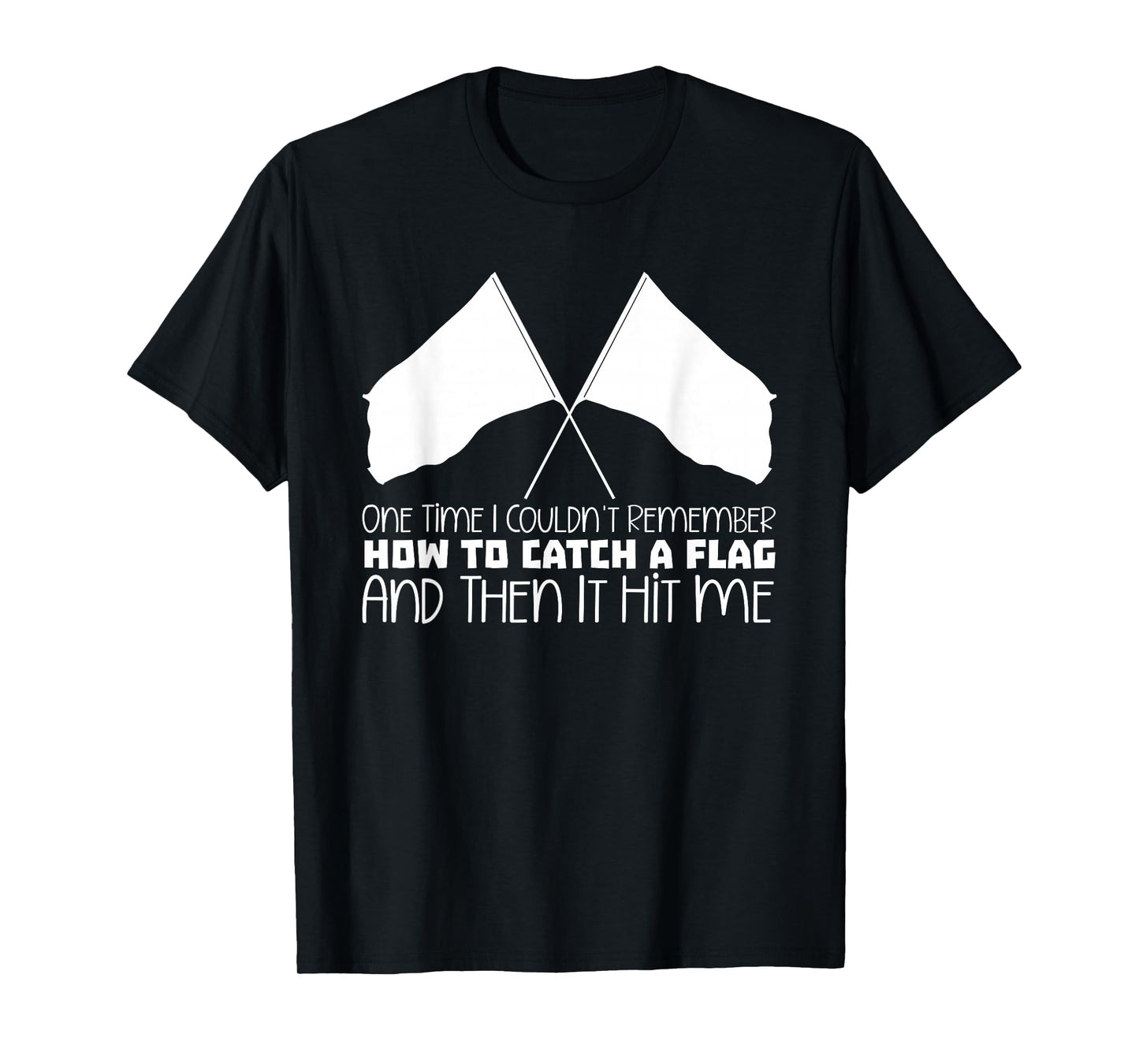 Marching Band Colorguard Flag Twirling Funny Color Guard T-Shirt