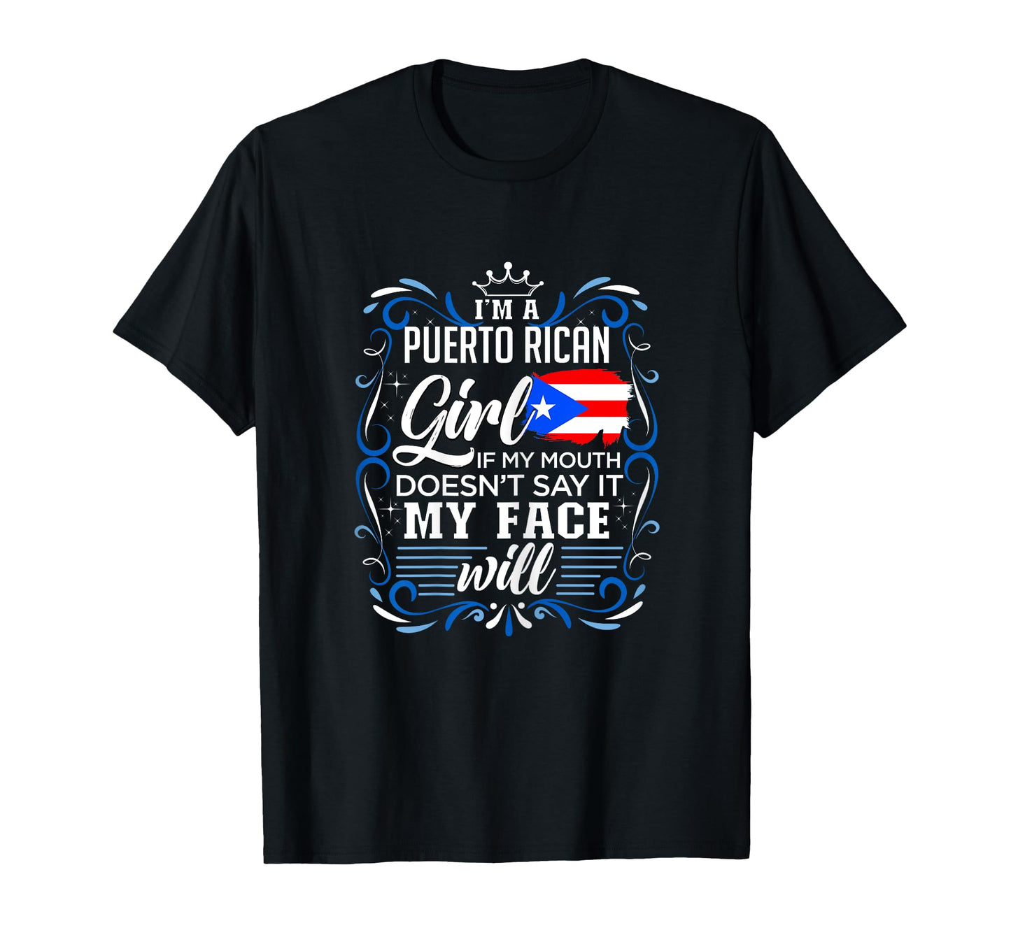 I'm A Puerto Rican Girl boricua Design T-Shirt