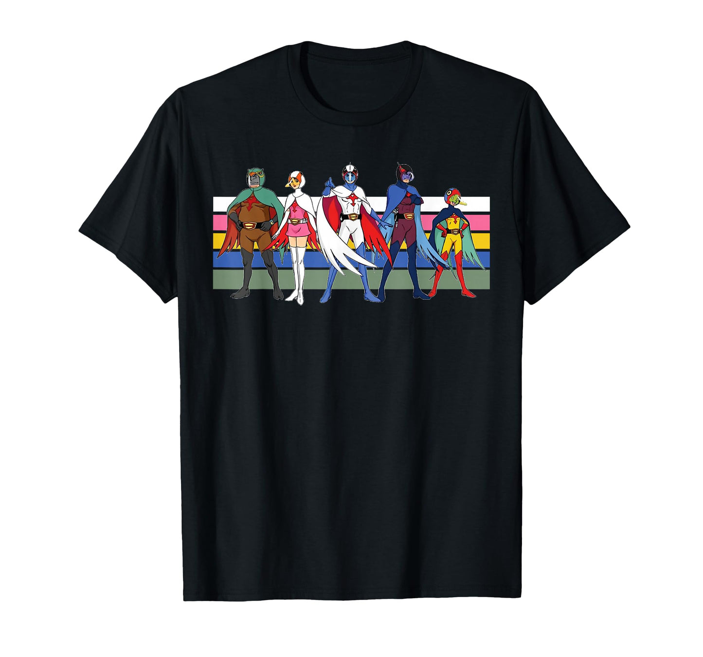 Battle of The Planets Retro Anime Graphic T-Shirt
