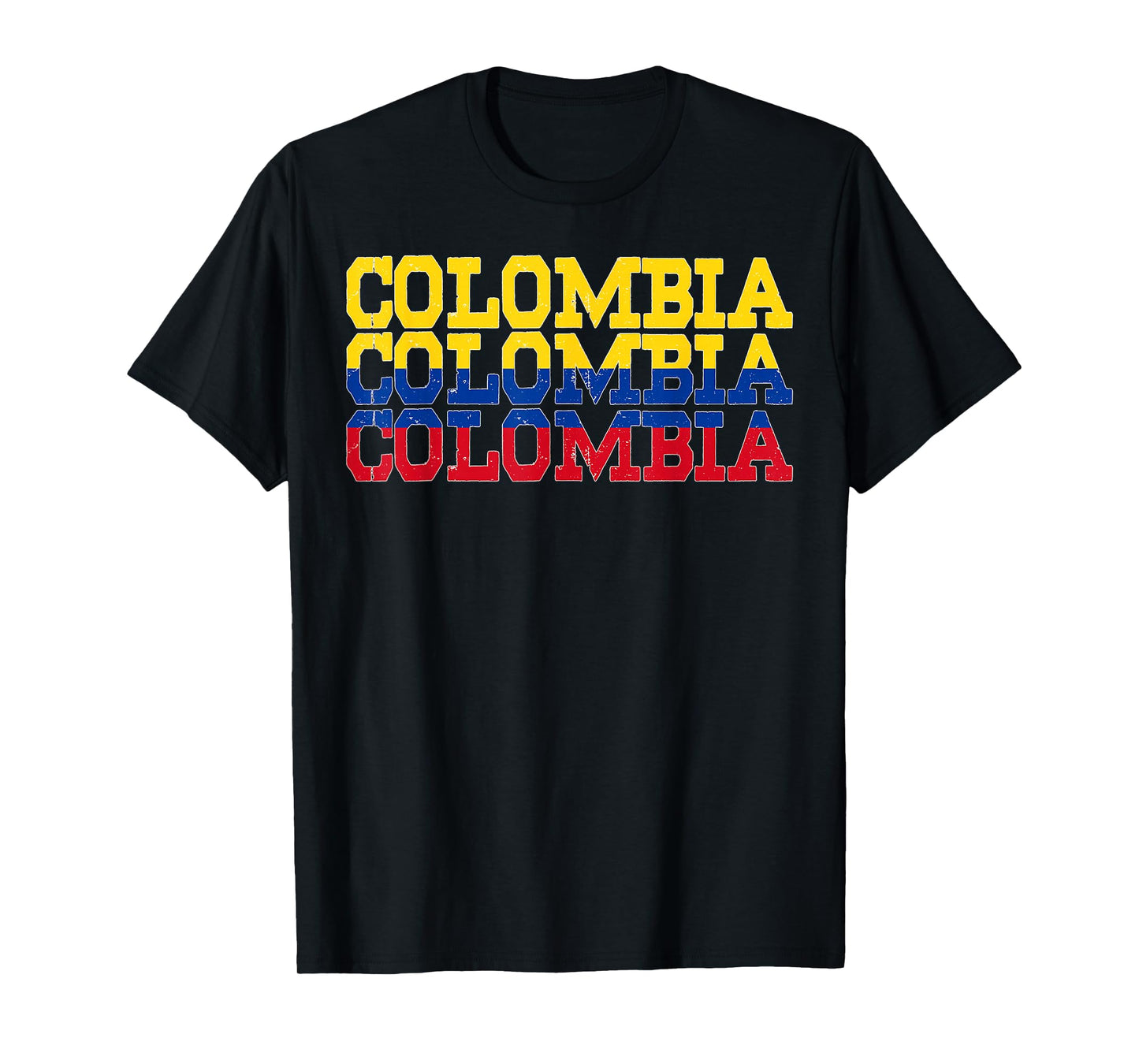 COLOMBIA | Colombian Flag Sports Lovers T-Shirt T-Shirt