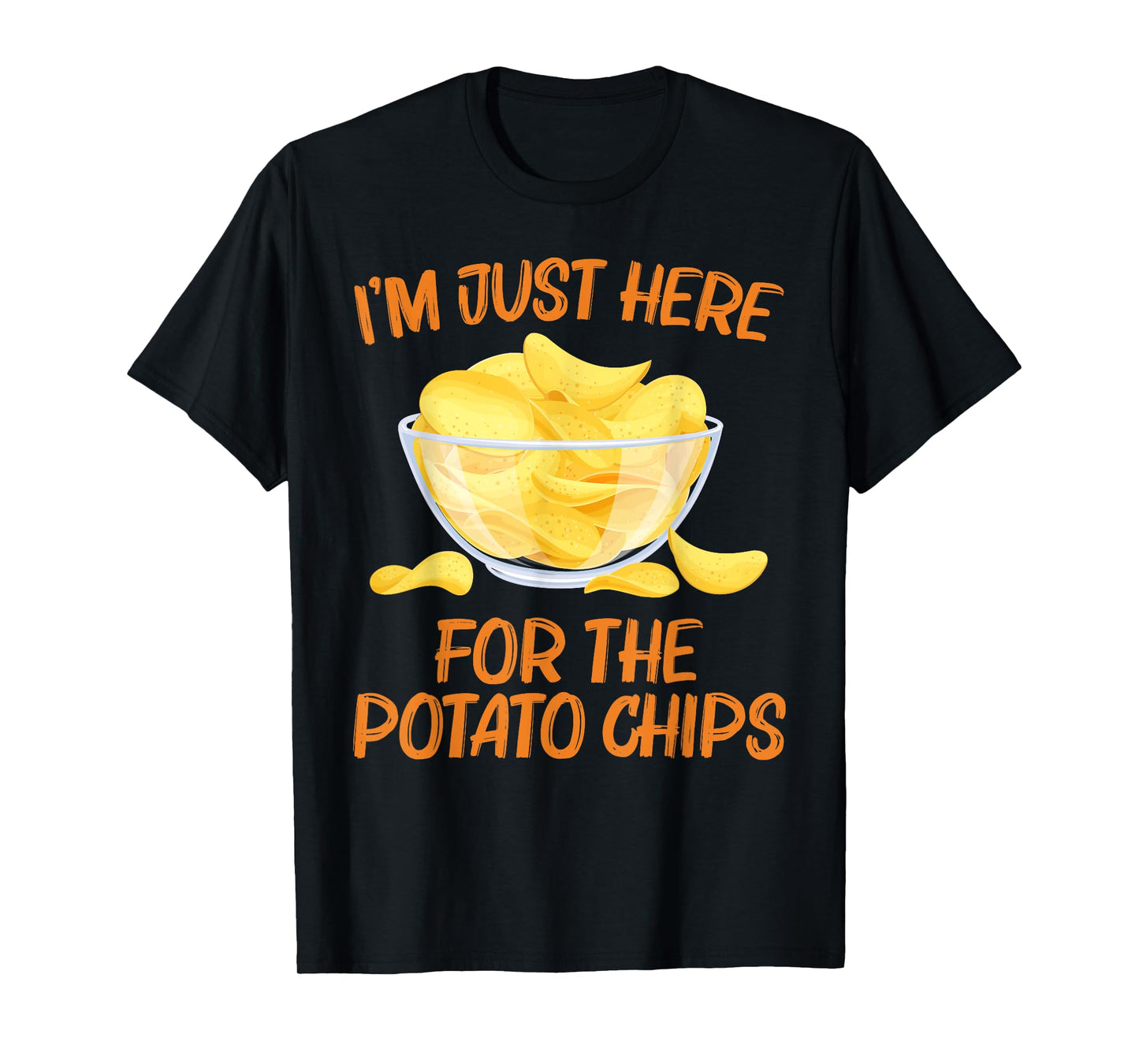 Cool Potato Chips Art For Men Women Kids Potato Chips Lover T-Shirt