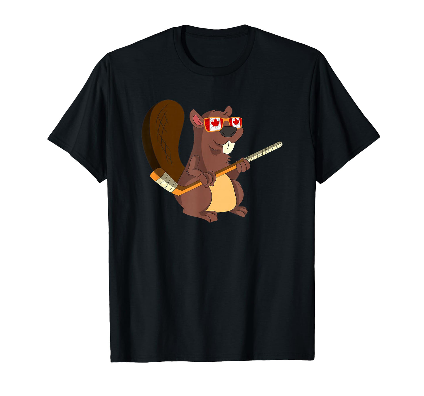 Beaver Hockey Rodent Canadian Gift Sweet Canada T-Shirt