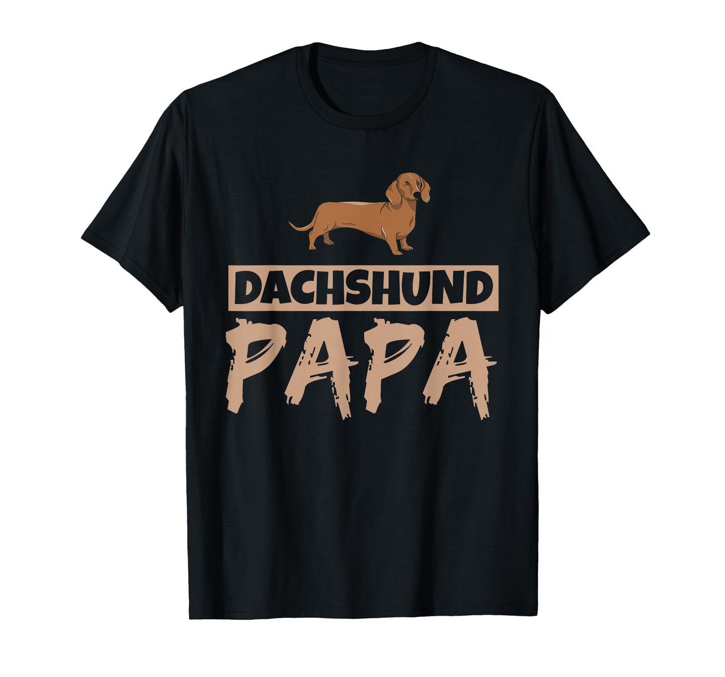 Dachshund Papa Dog Wiener Owner Puppy Dachshund Dad Father T-Shirt