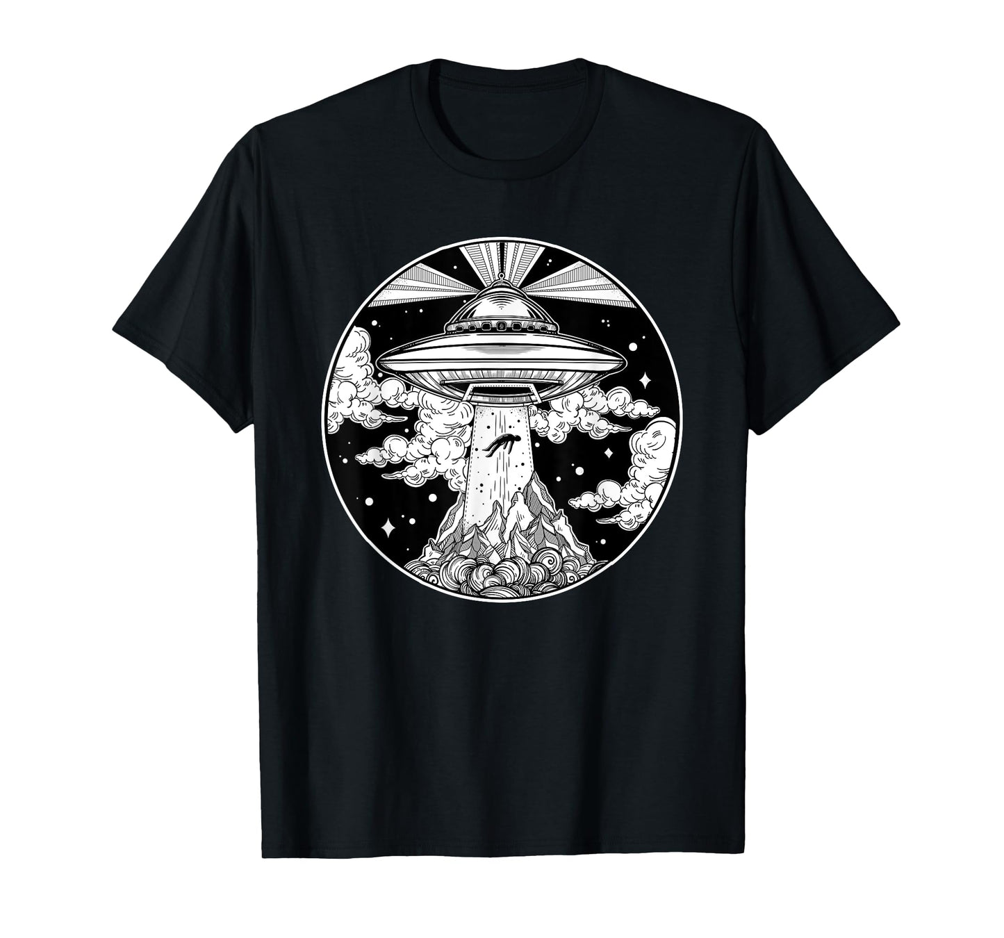 Alien Space Tattoo TShirt - UFO 51 Area Roswell Believe Tee T-Shirt