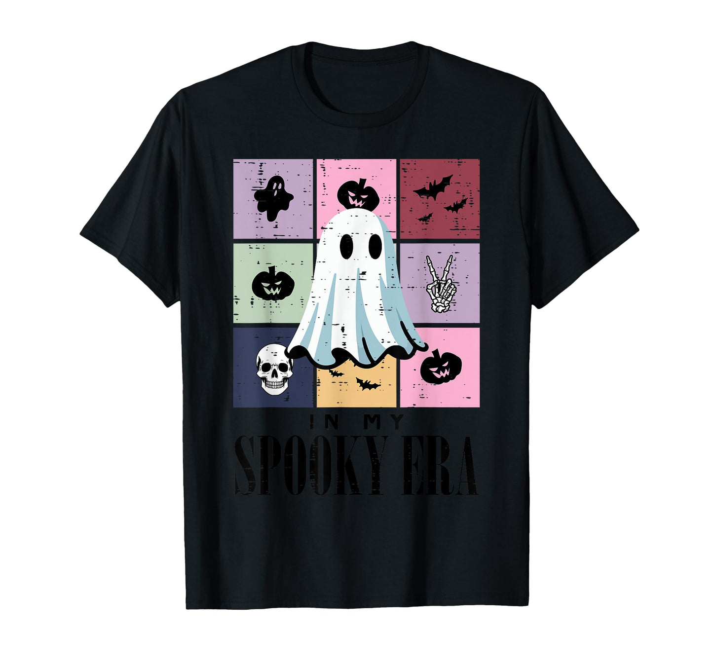 In My Spooky Era Ghost Retro Halloween Women Girls Teens T-Shirt