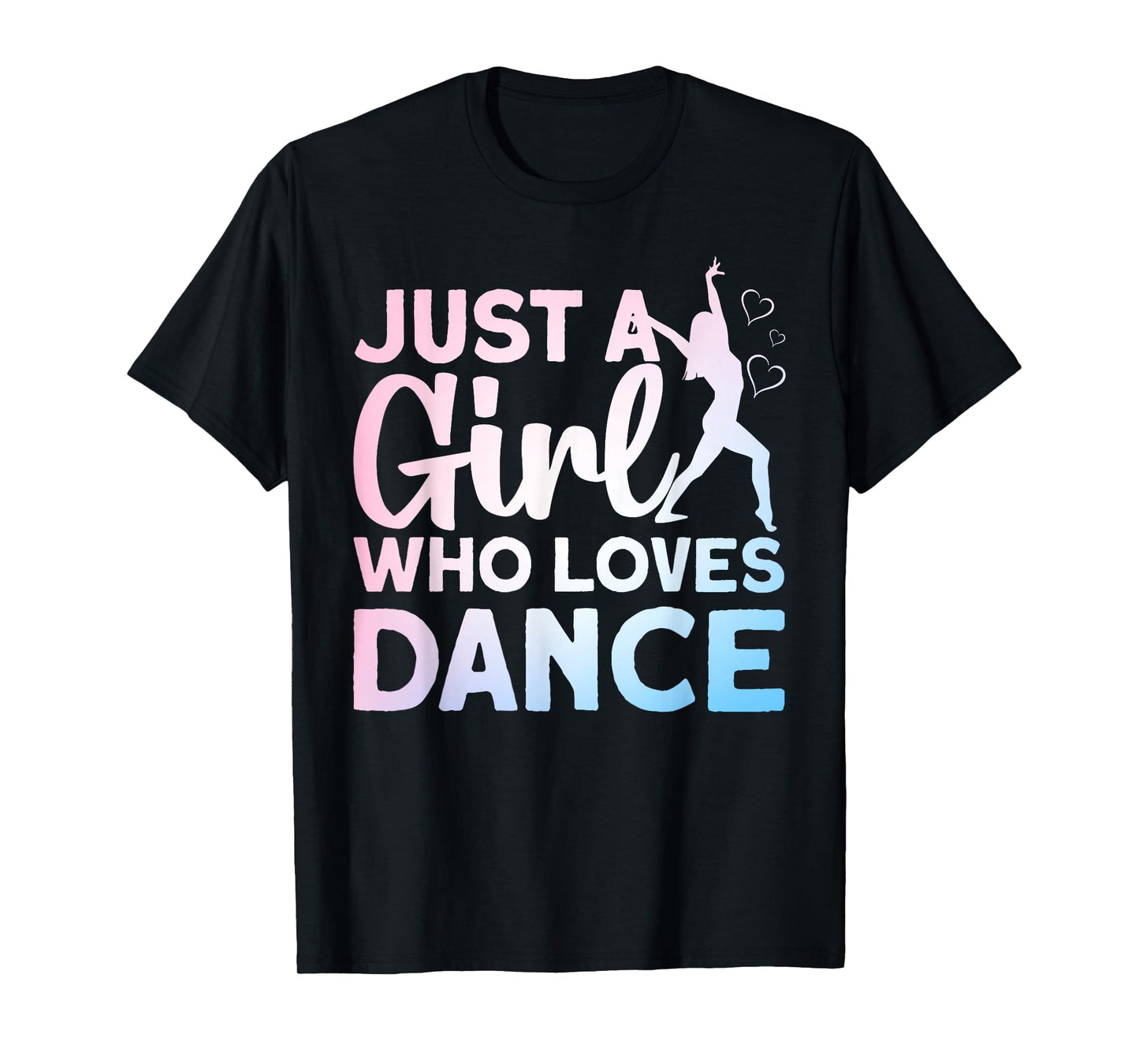 Cool Dance Art For Girls Women Dancing Lover Lyrical Dancer T-Shirt