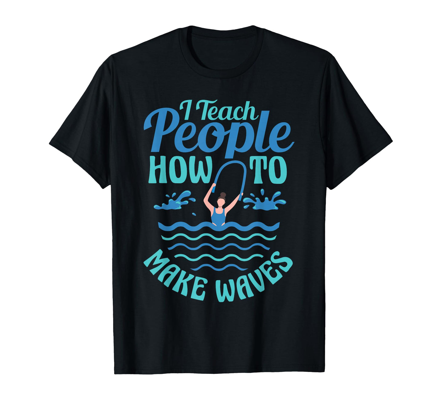 Aqua Aerobics Funny Water Aerobics Instructor T-Shirt