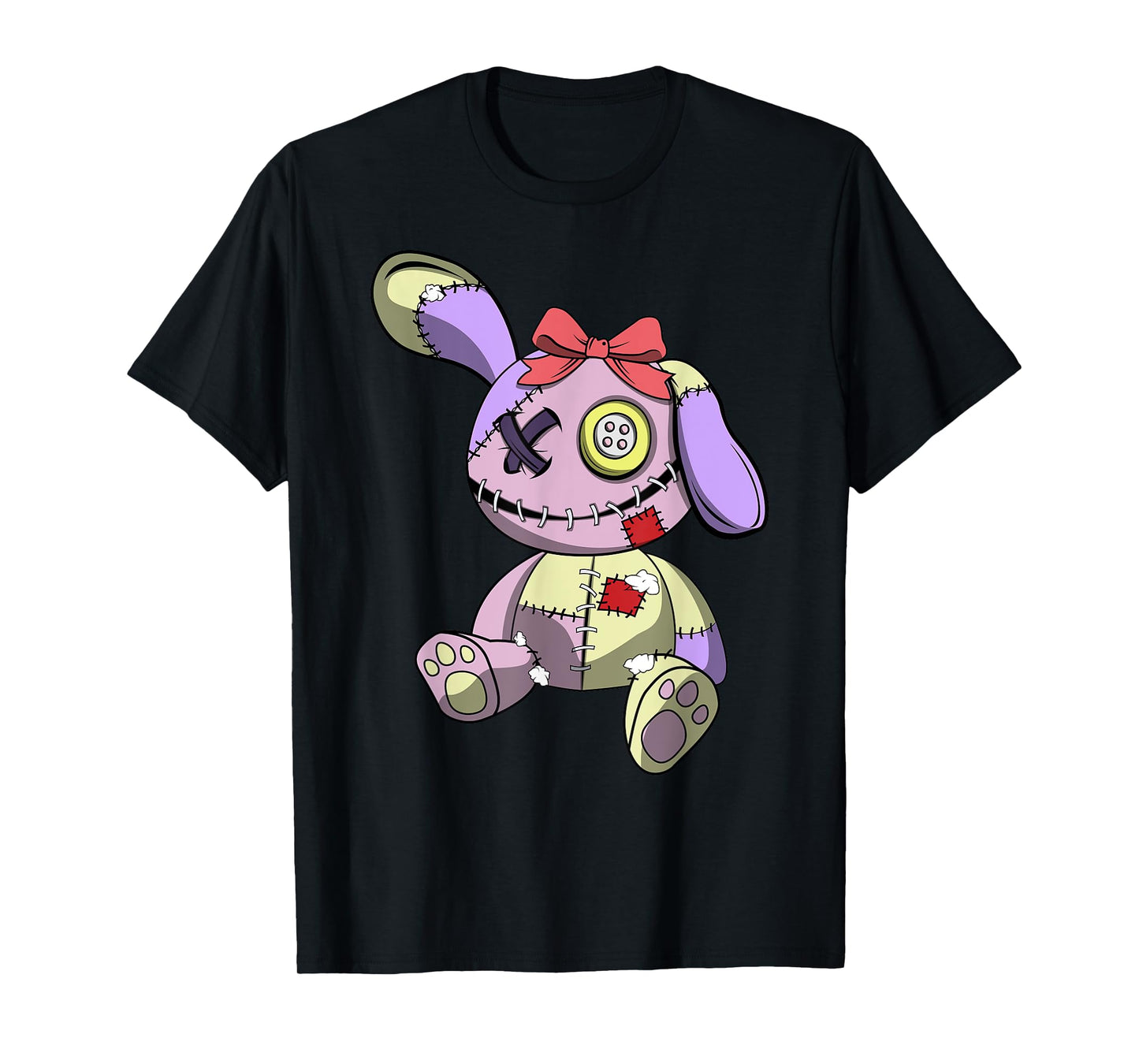 Japanese Kawaii Pastel Goth Cute Anime Creepy Teddy Bear T-Shirt