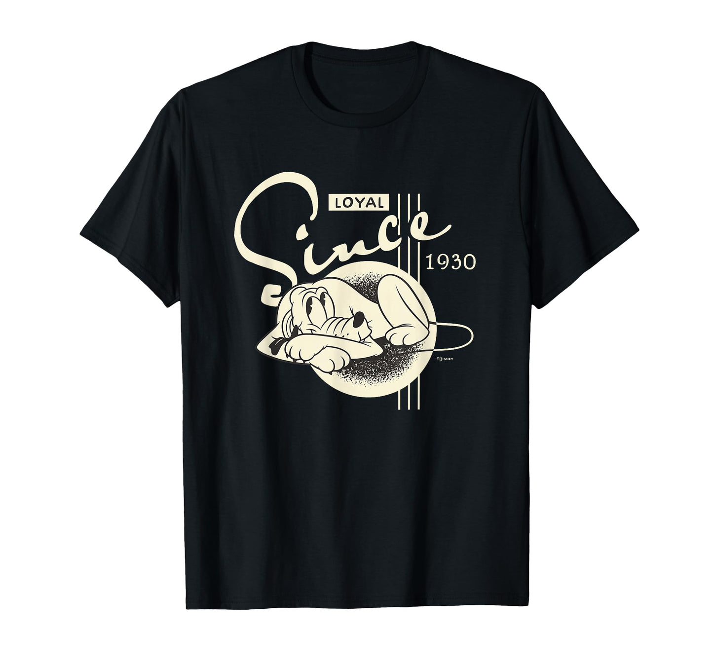 Disney 100 Pluto Loyal Since 1930 Retro Vintage D100 T-Shirt