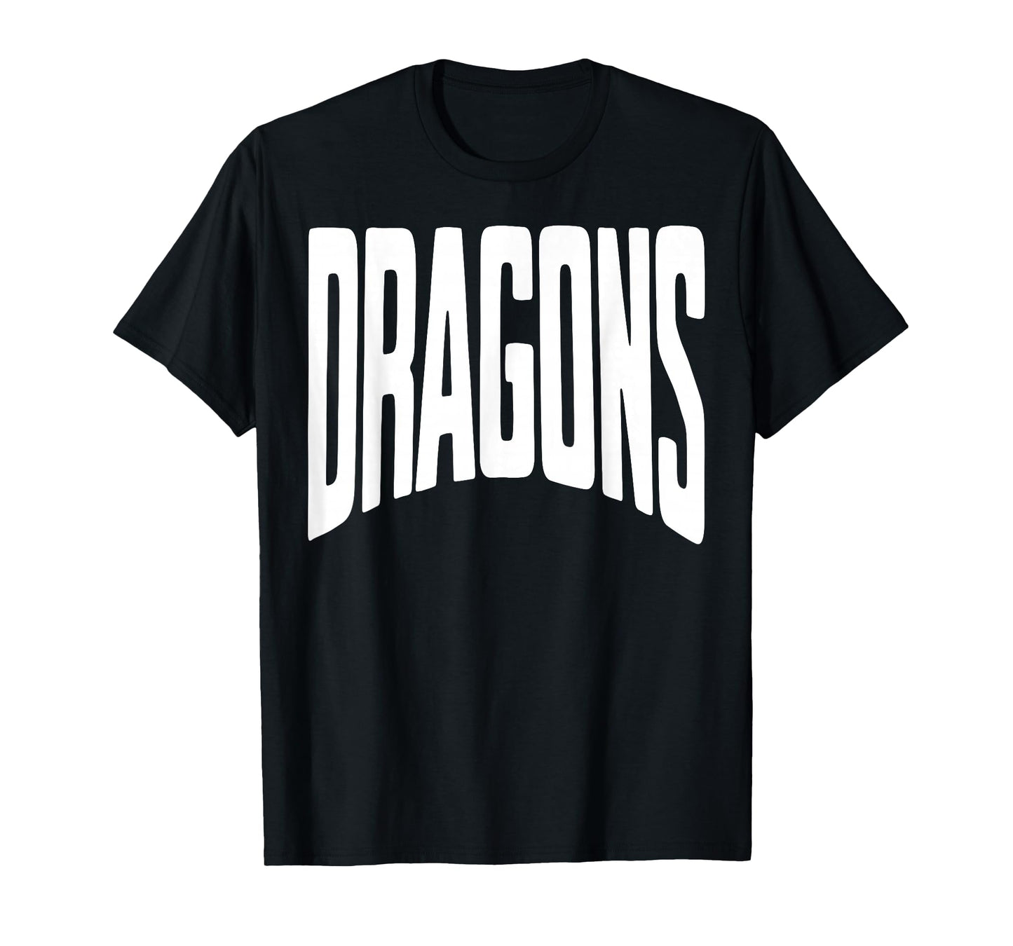 Dragons Team Mascot School Spirit Game Night Varsity Dragons T-Shirt