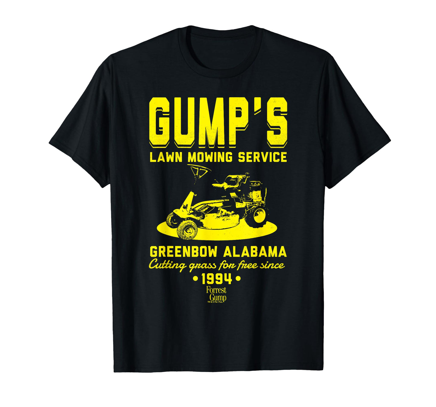 Forrest Gump Gump's Lawn Mowing Service T-Shirt