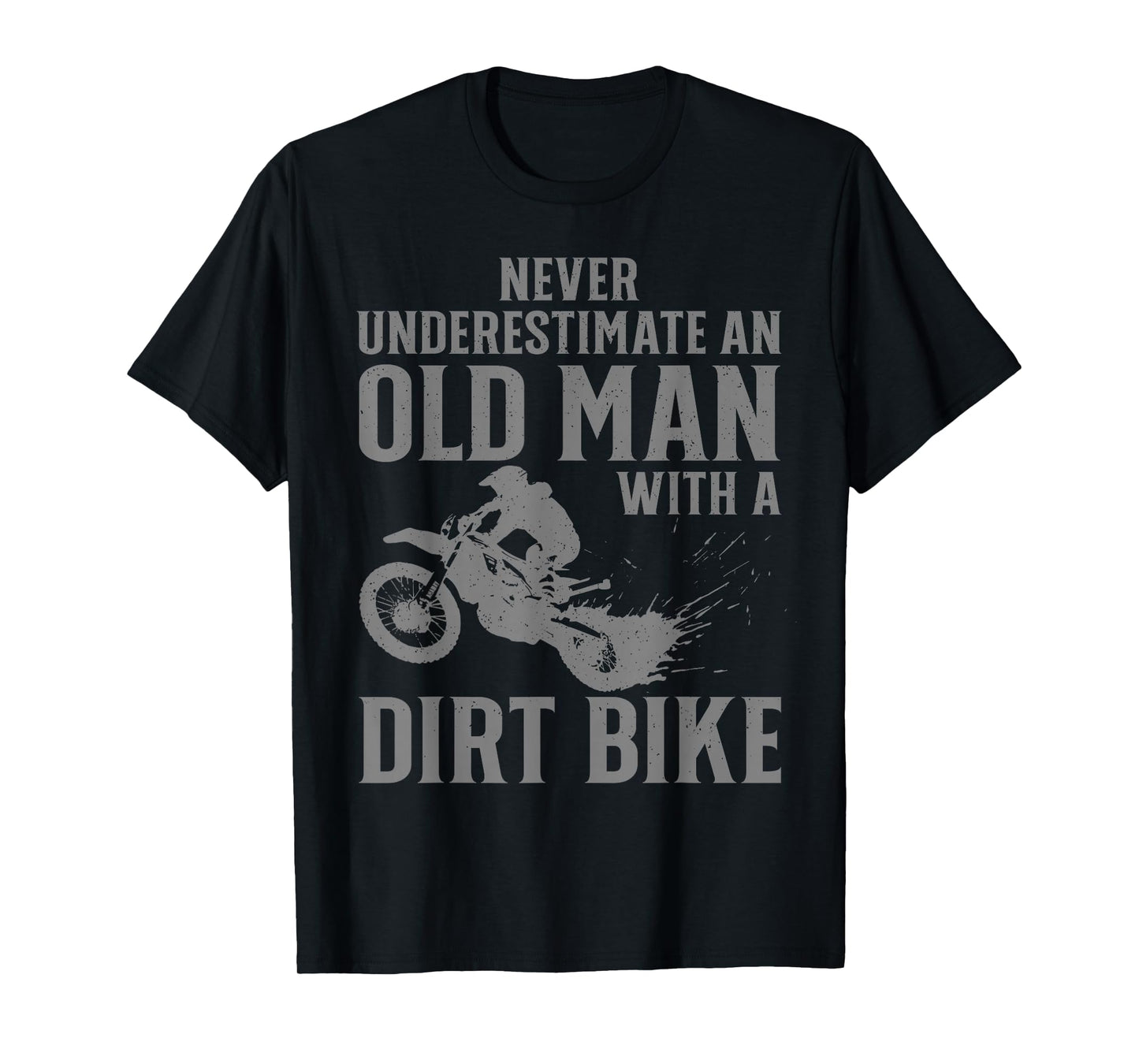 Dirt Bike Art for Men Grandpa Dad Dirtbike Dirt Bike Lover T-Shirt