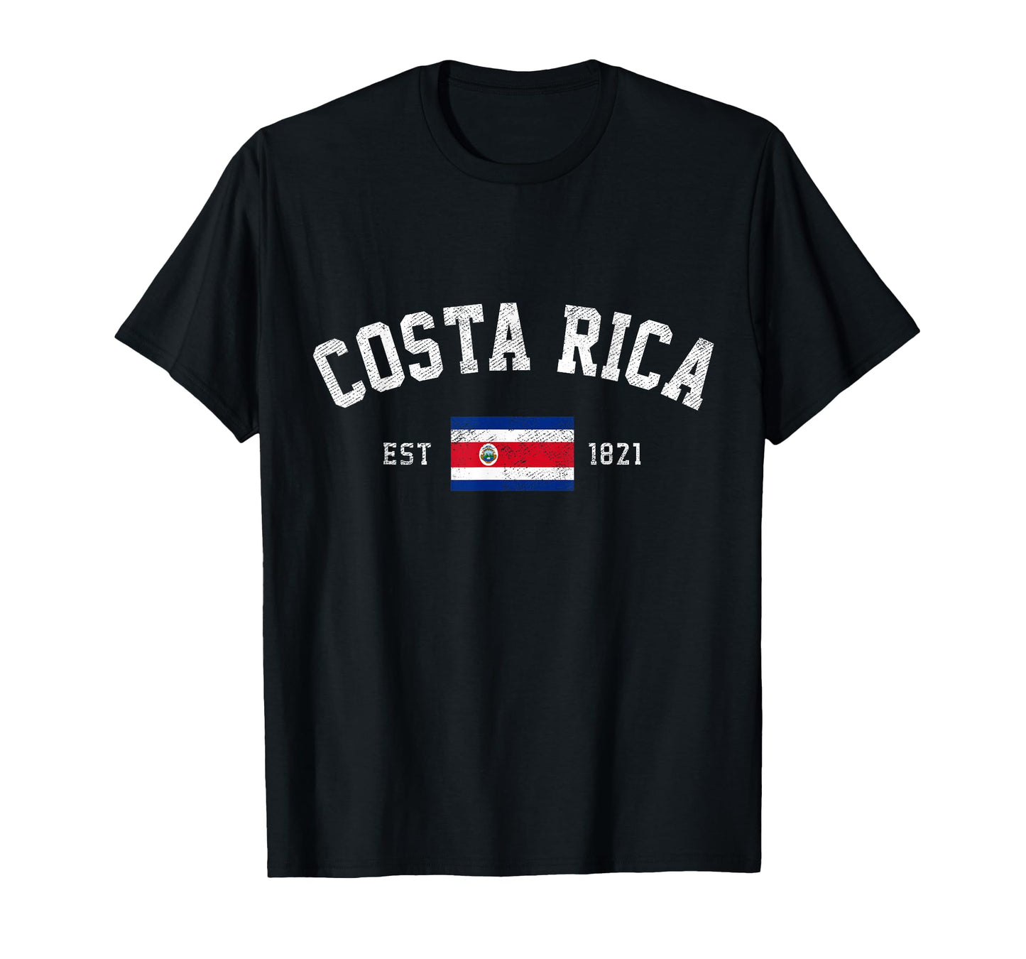 Costa Rica Est. 1821 Costa Rican Flag Independence Day T-Shirt
