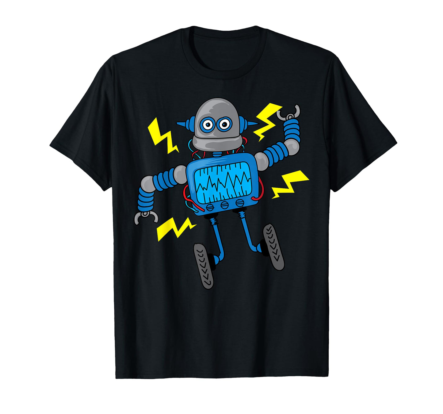 Cool Robot Art For Boys Girls Kids Robotics Engineer Robot T-Shirt