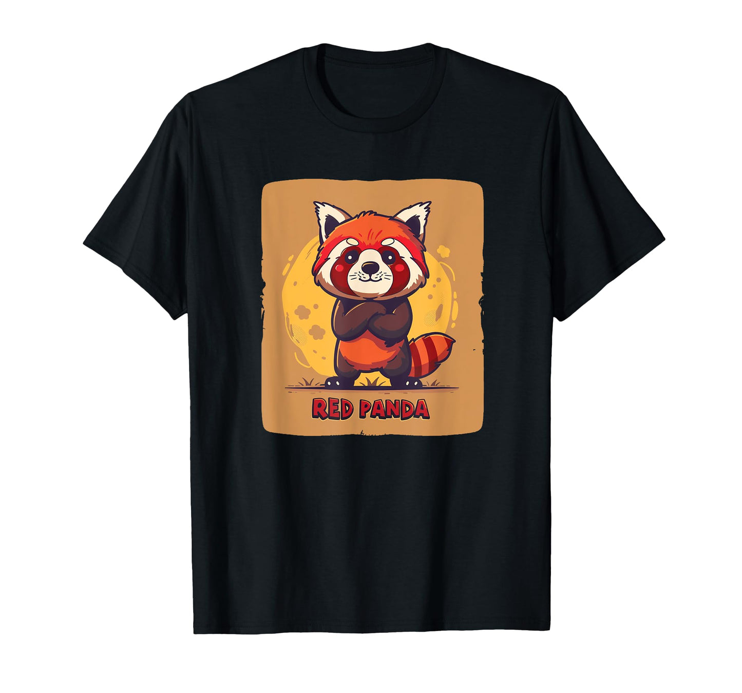 Cool standing Red Panda for a Casual and Funny Look T-Shirt