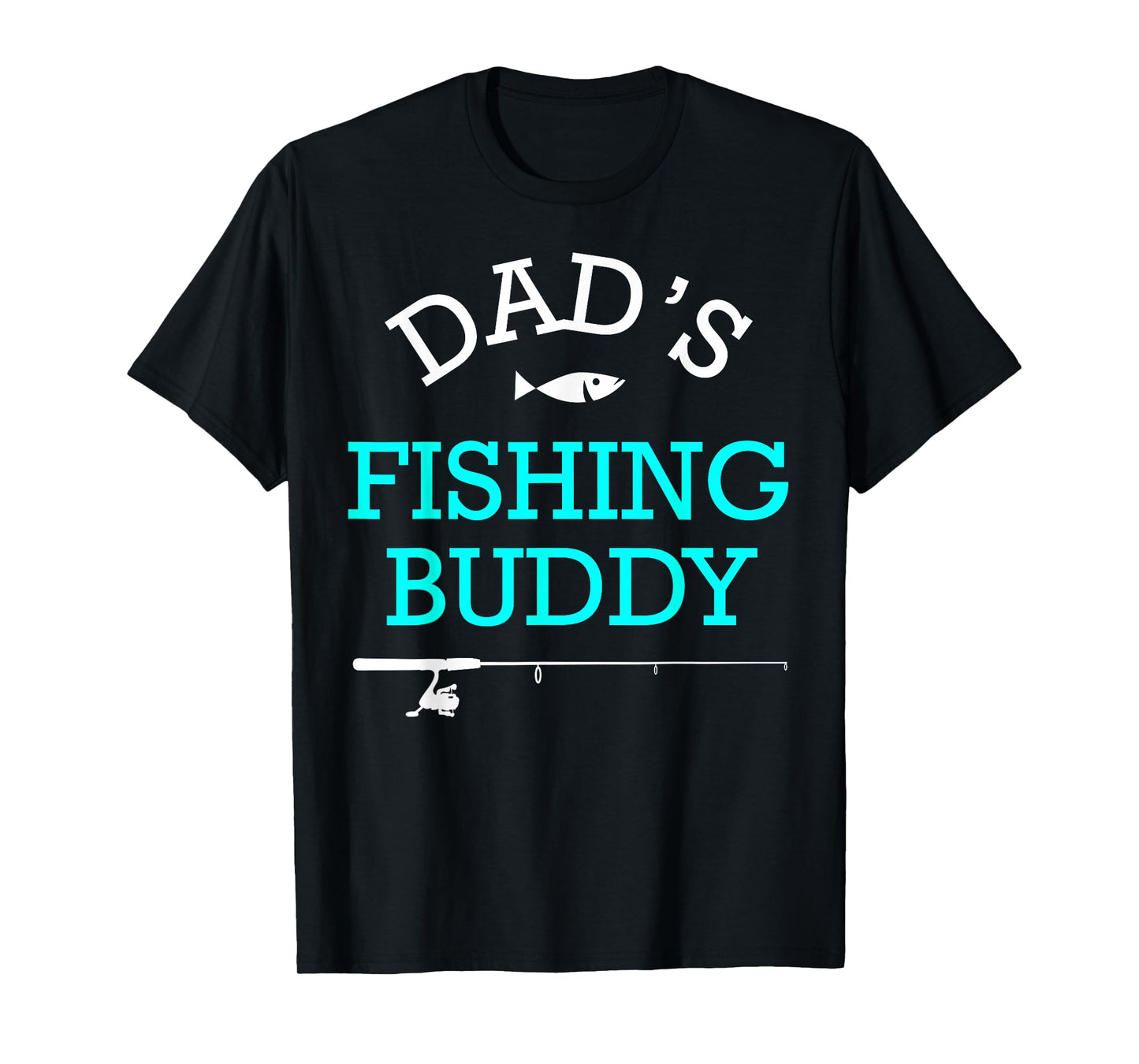 Dads Fishing Buddy Cute Kids Gift T-Shirt