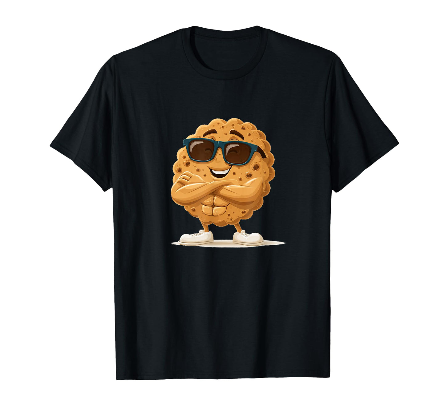 Awesome Cookie Man with Shades for a Funny Christmas Look T-Shirt