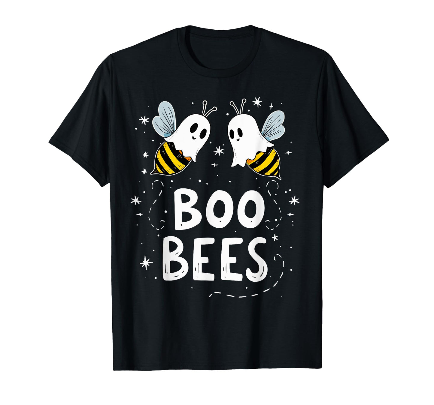 Funny Boo Bees Boobs Ghost Bee Last Minute Halloween Costume T-Shirt