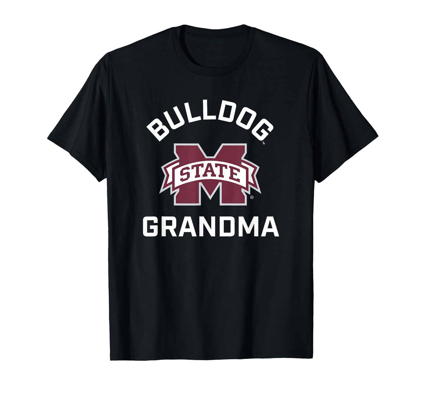 Mississippi State University Bulldogs Arched Grandma T-Shirt