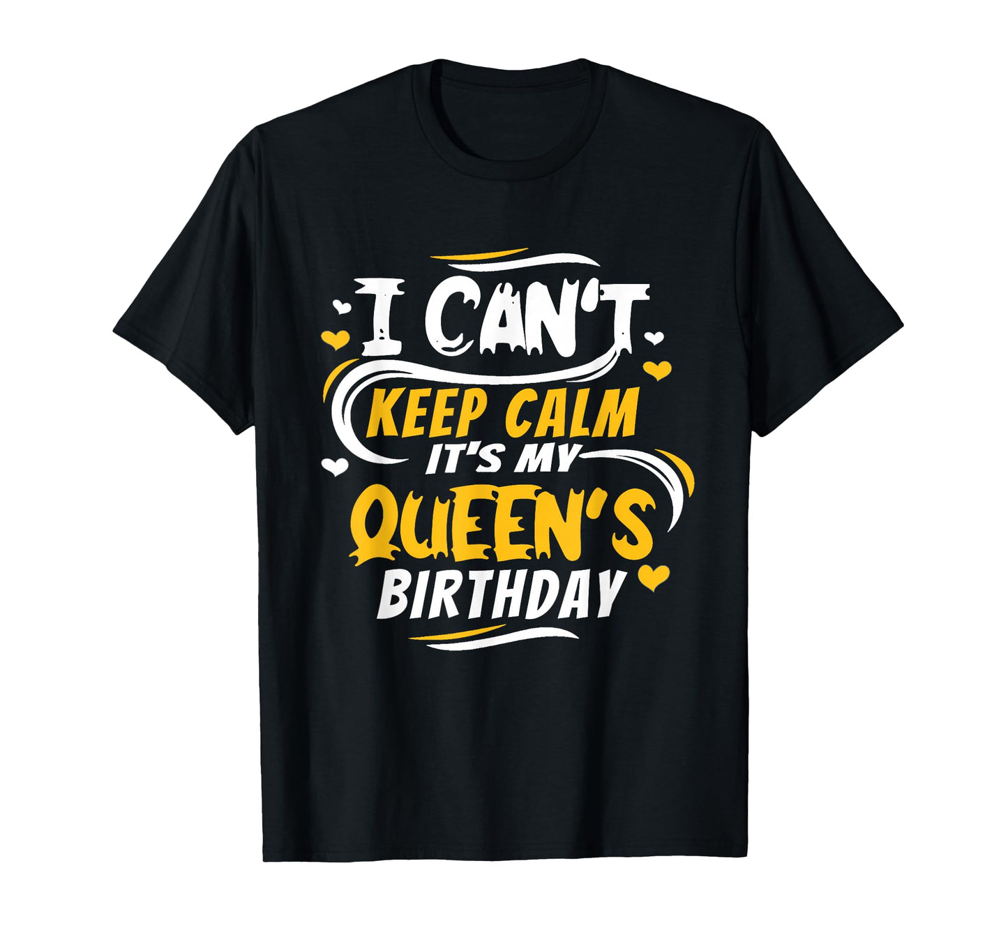 husband wife birthday shirt Gift Its My Queen's Birthday T-Shirt