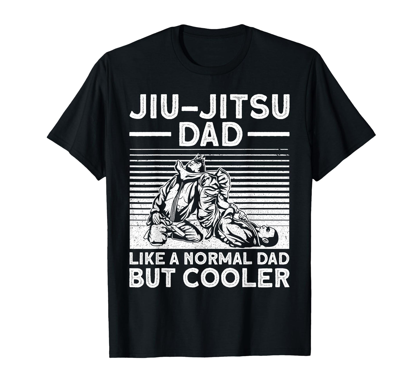 Funny Jui Jitsu Dad Design for Men Brazilian Jui Jitsu Lover T-Shirt Small