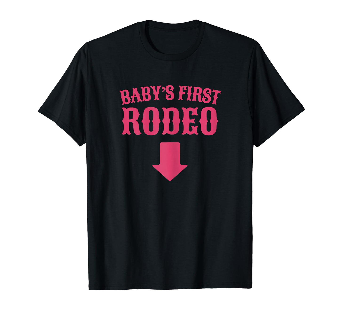 Rodeo Pregnancy Outfit Funny Mom To Be Pregnancy Cowgirl T-Shirt