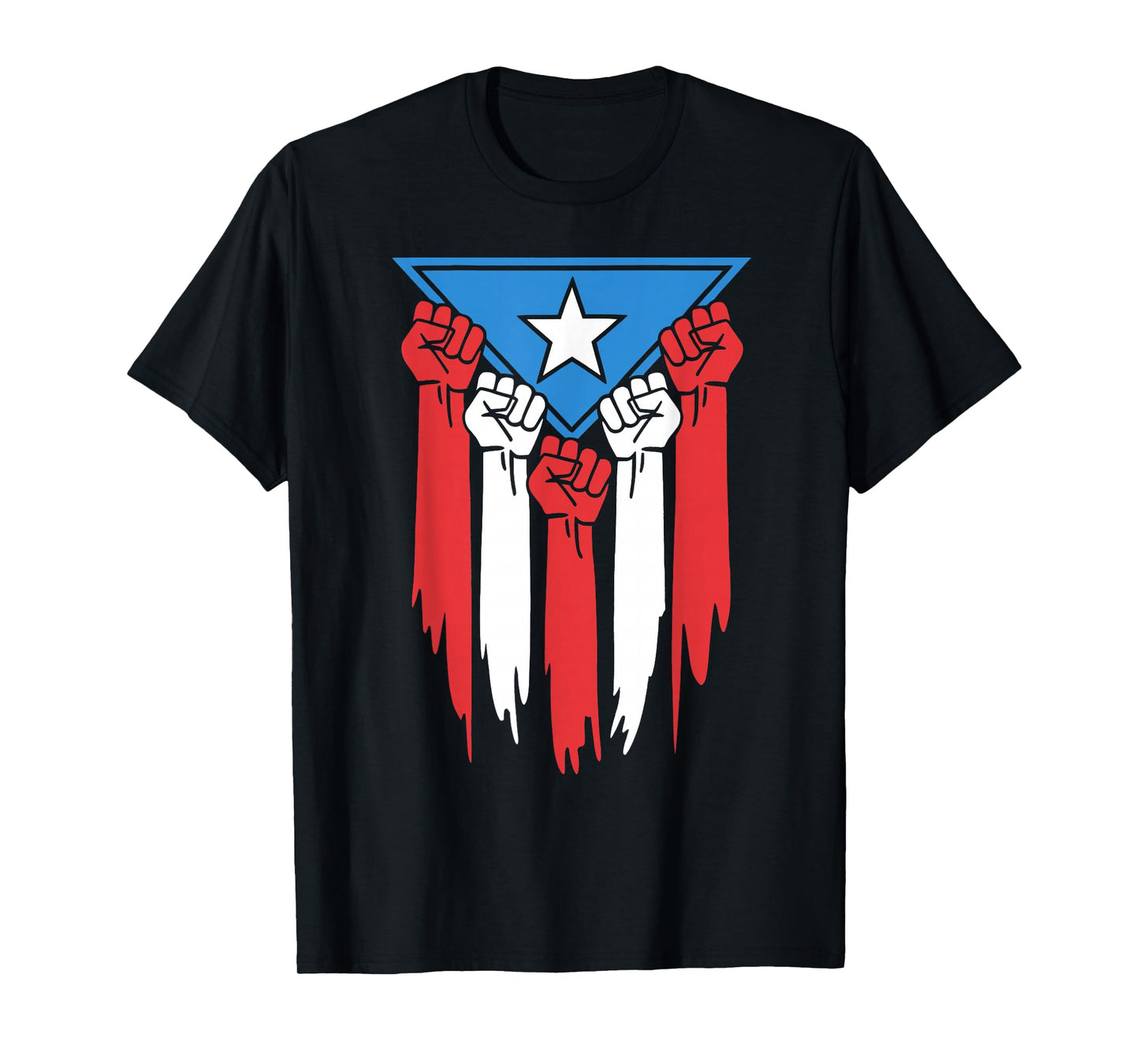 Boricua Puerto Rico PR Flag Puerto Rican Fist Hand Heritage T-Shirt