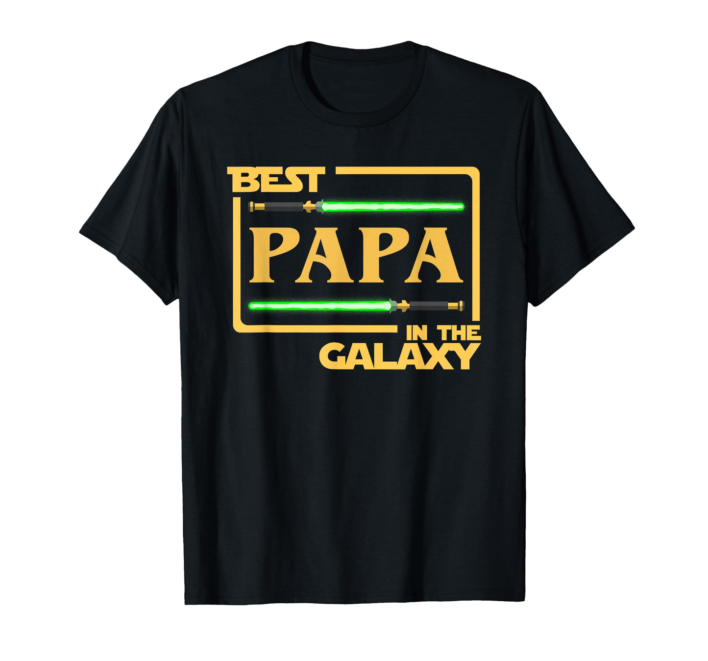 Best Papa In The Galaxy T-Shirt Fathers Day Funny Gift T-Shirt