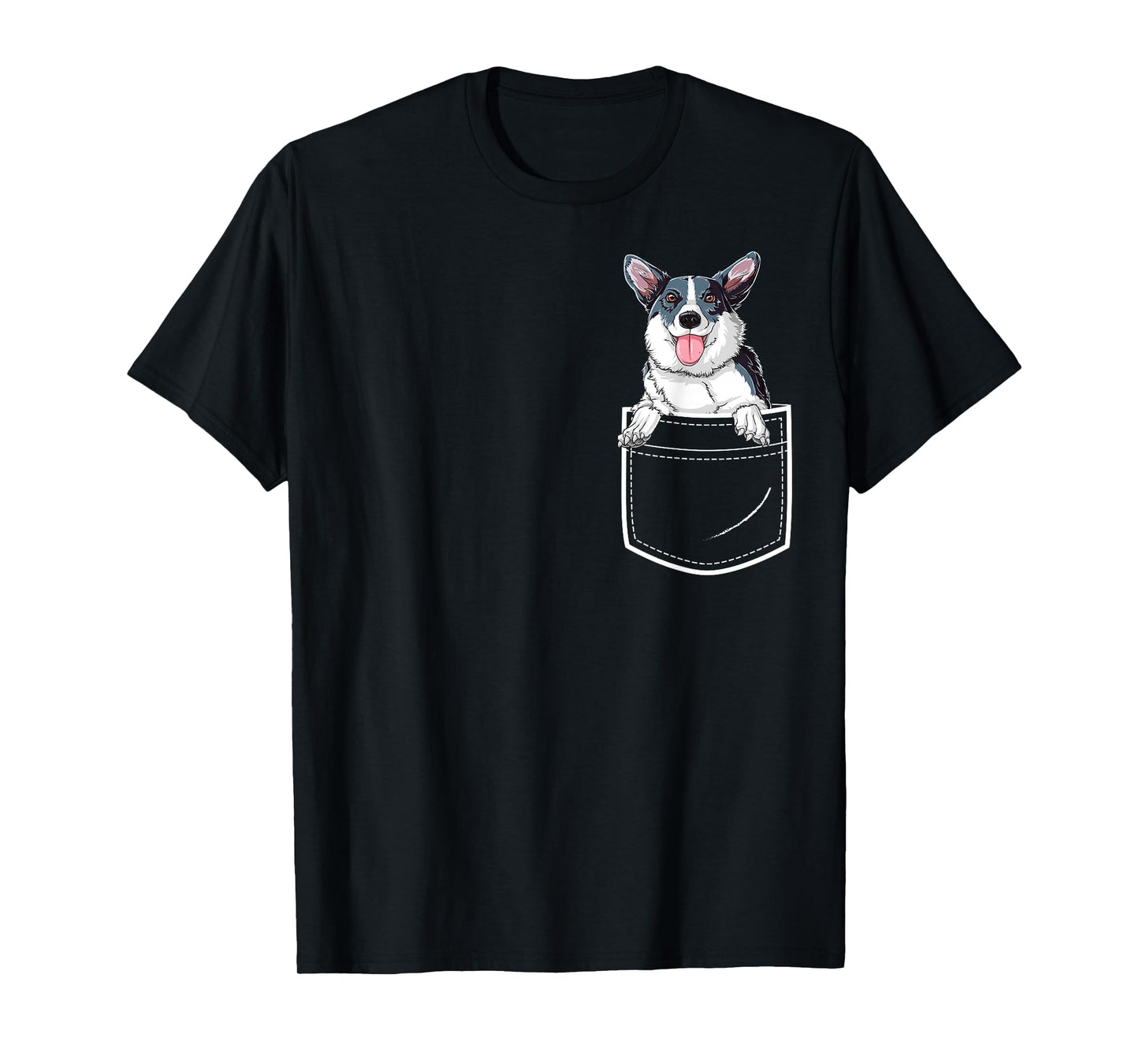 Corgi In Your Front Pocket Funny Dog Lover Men Women Gifts T-Shirt