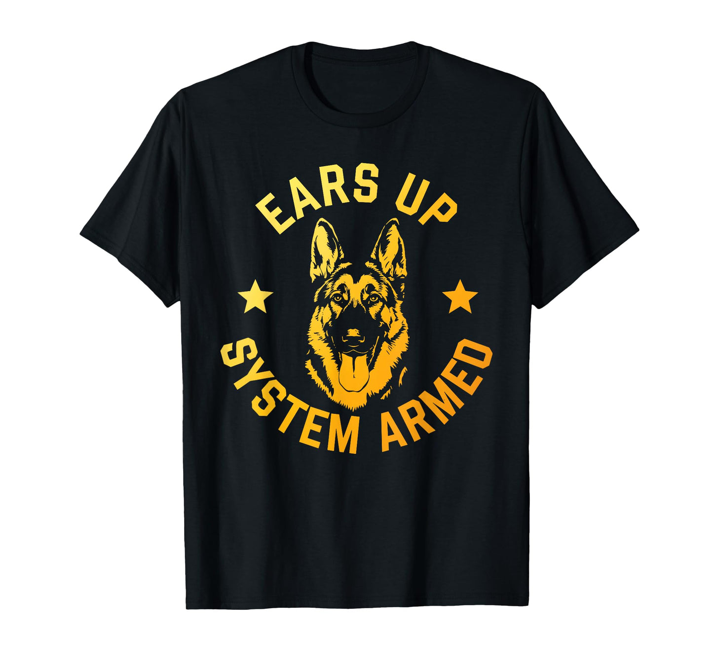 German Shepherd Art for Men Women German Shepherd Dog Lover T-Shirt