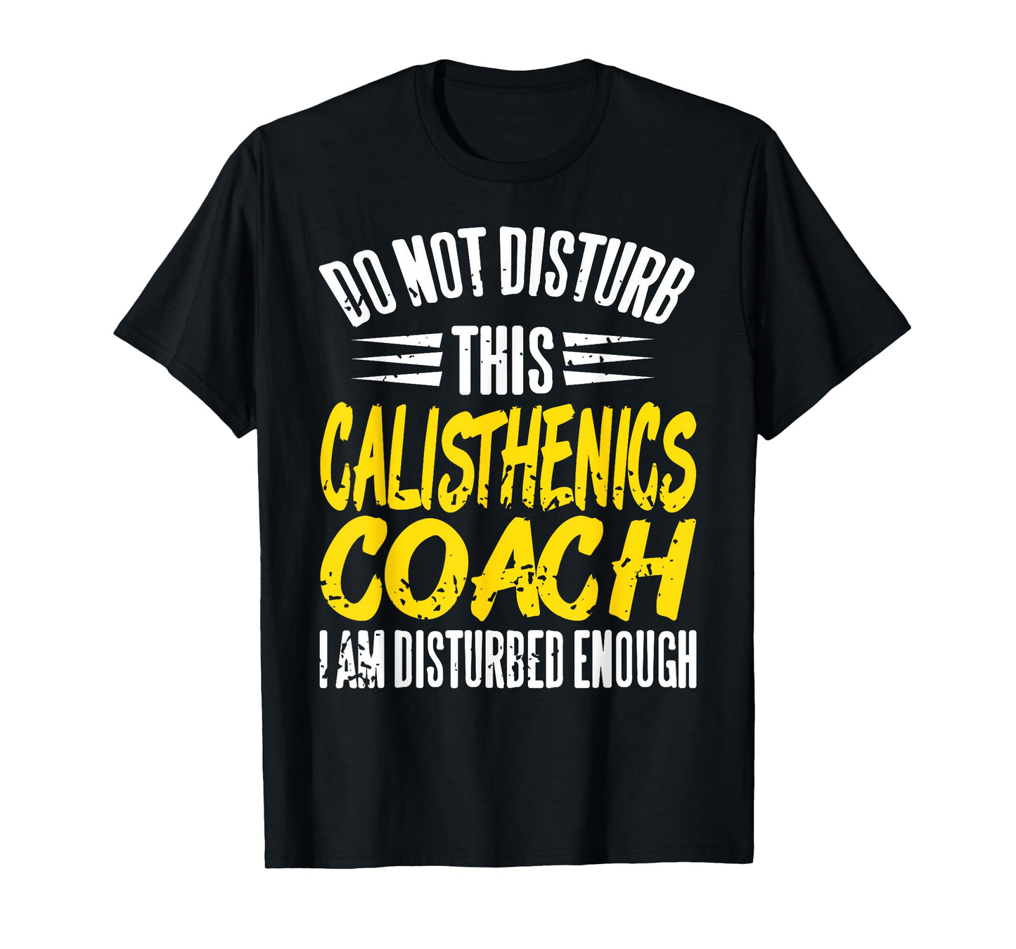 Disturbed Calisthenics Coach Funny Street Workout T-Shirt