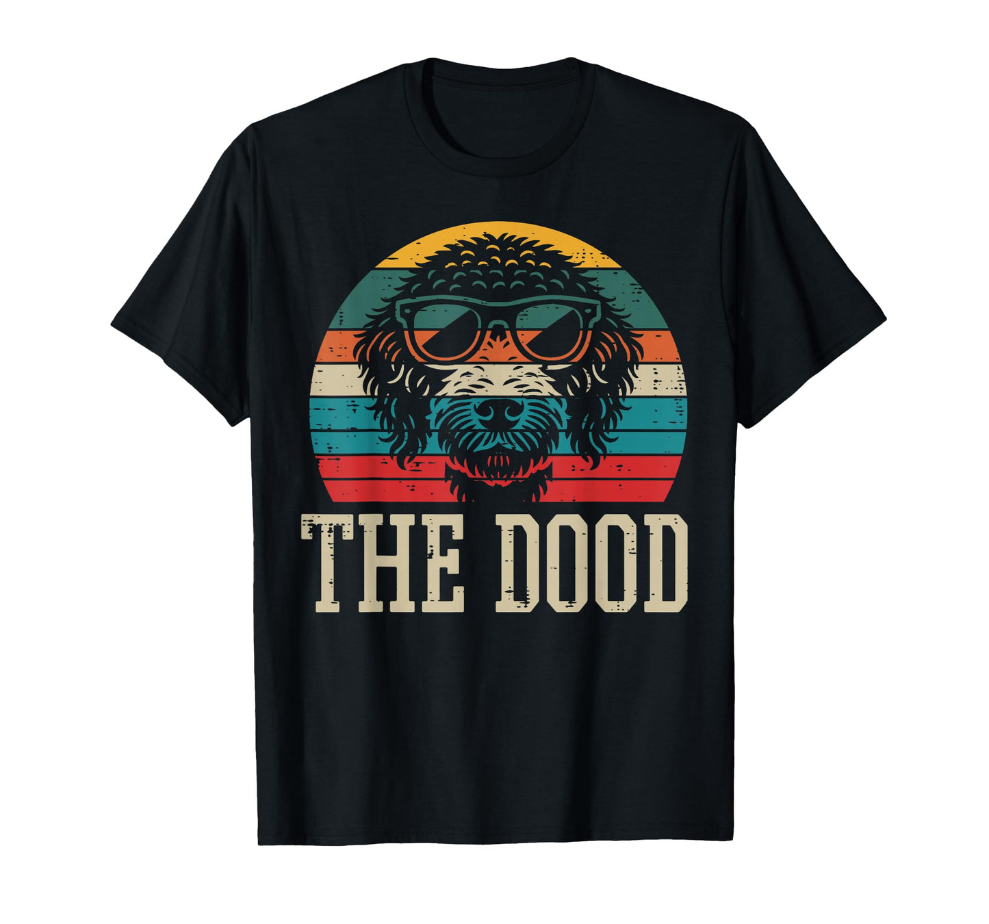 Goldendoodle Dog Face Funny Golden Doodle Men Women Kids T-Shirt