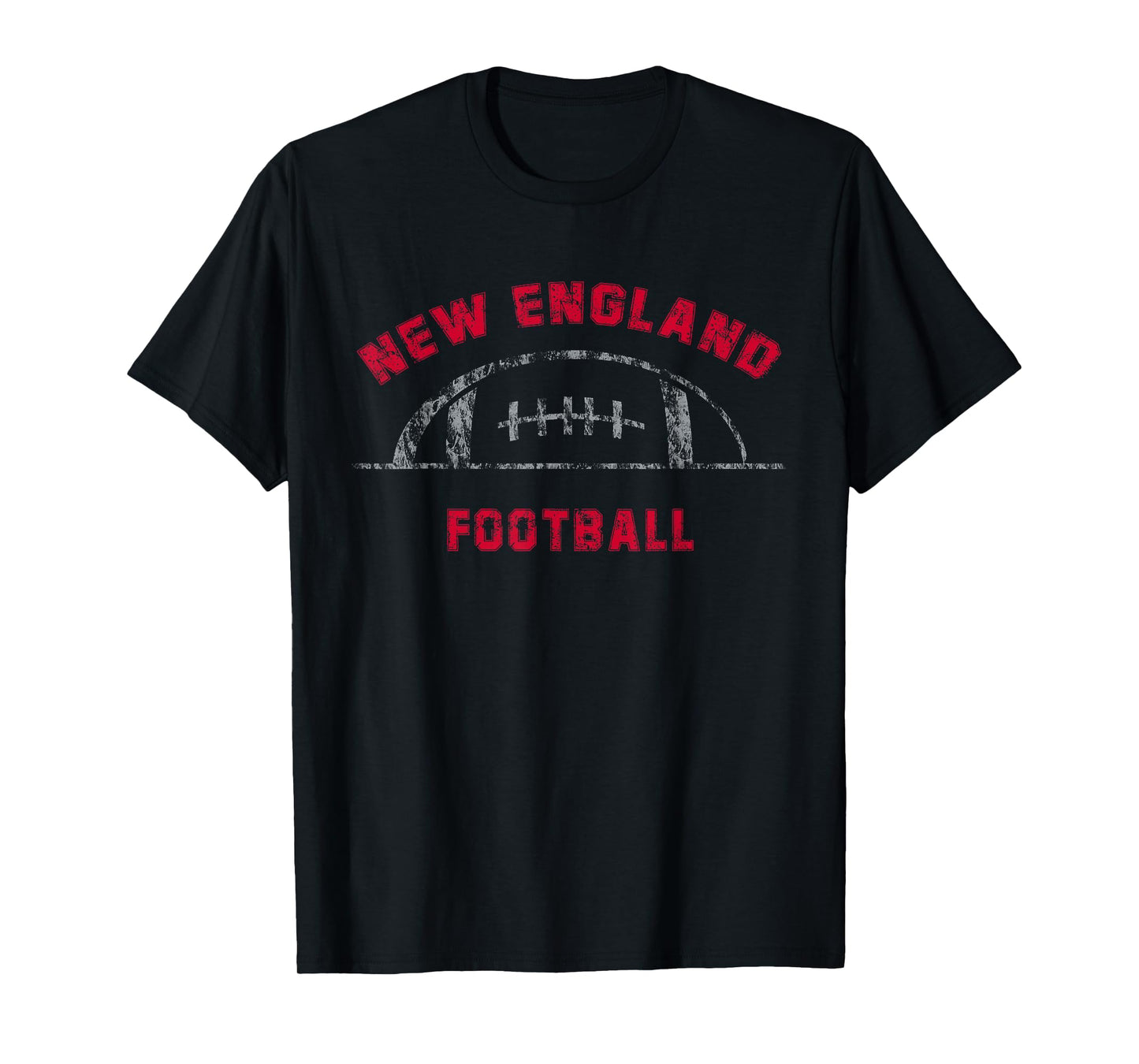 New England Football | End Zone Game Day Distressed Vintage T-Shirt