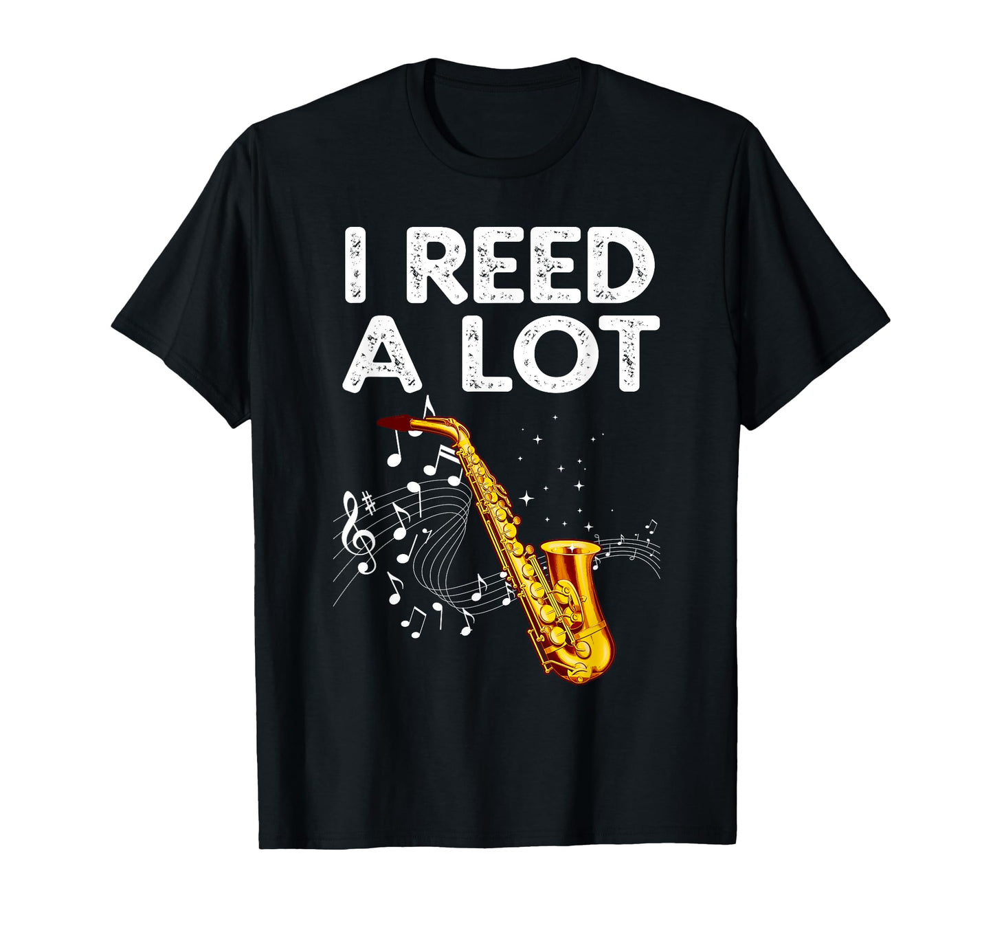 Funny Saxophone Design for Men Women Tenor Saxophone Player T-Shirt