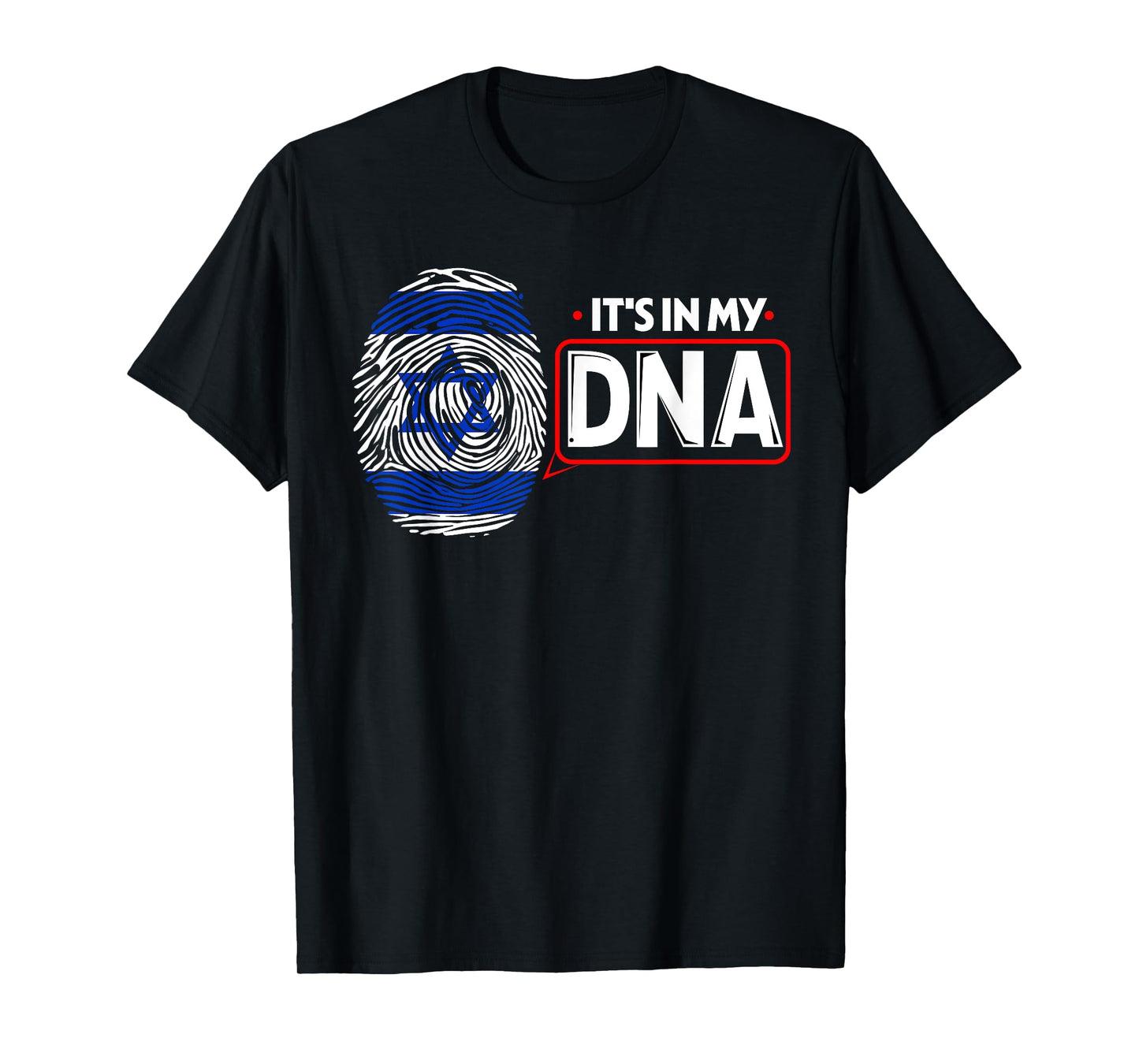 Its In My DNA National Flag Israeli Patriotic Israel T-Shirt for Women Men