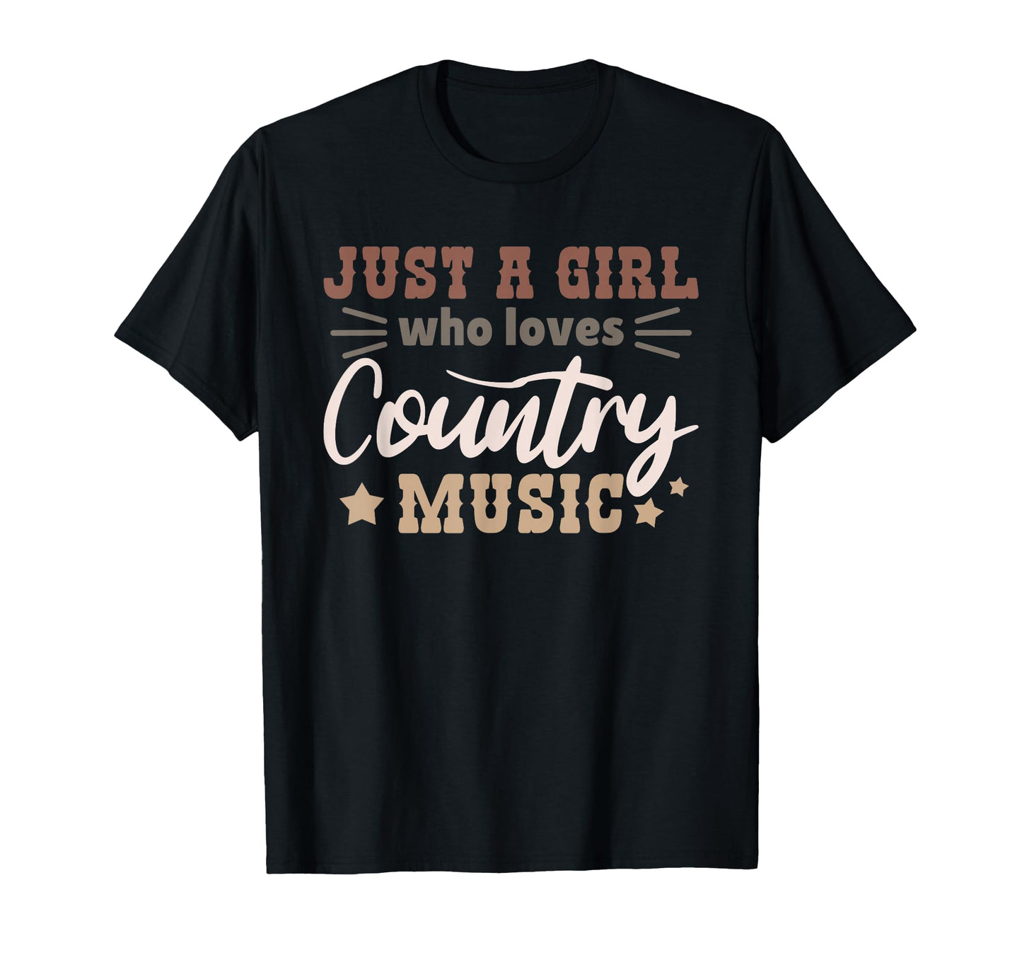 Just a girl who loves country music T-Shirt