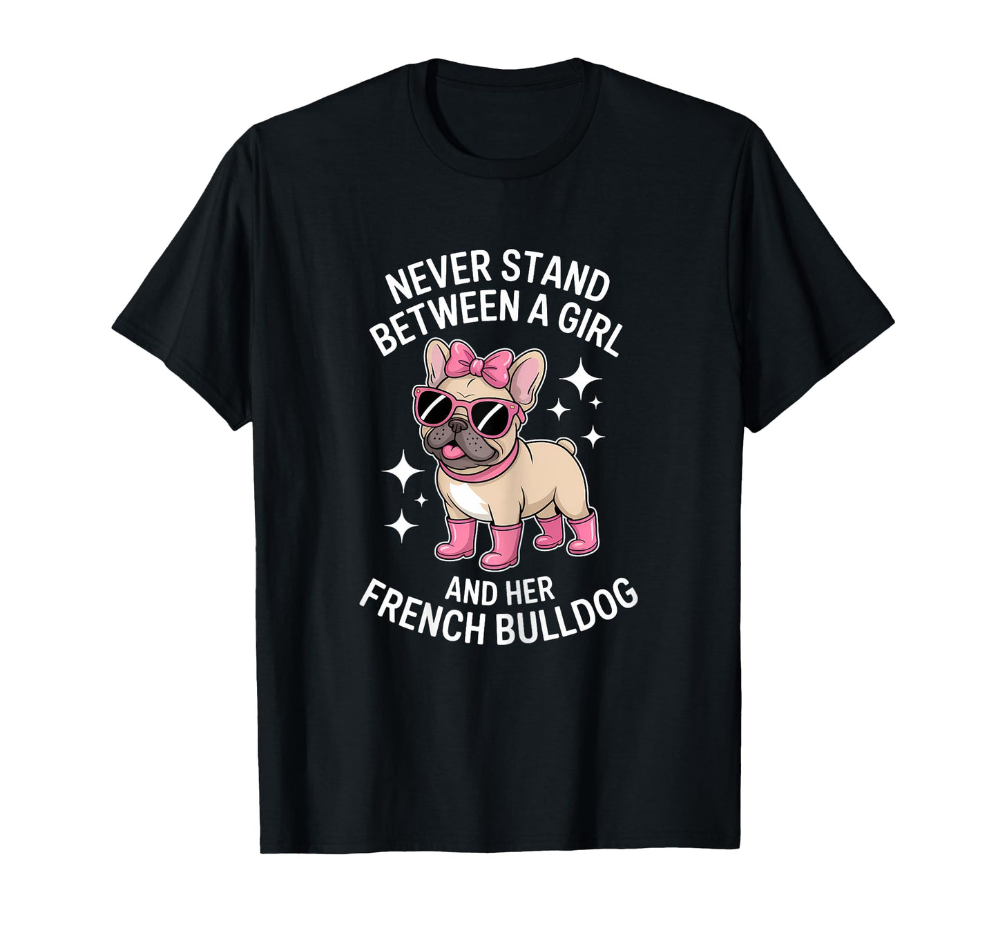 French Bulldog Girl Funny French Bulldog T-Shirt
