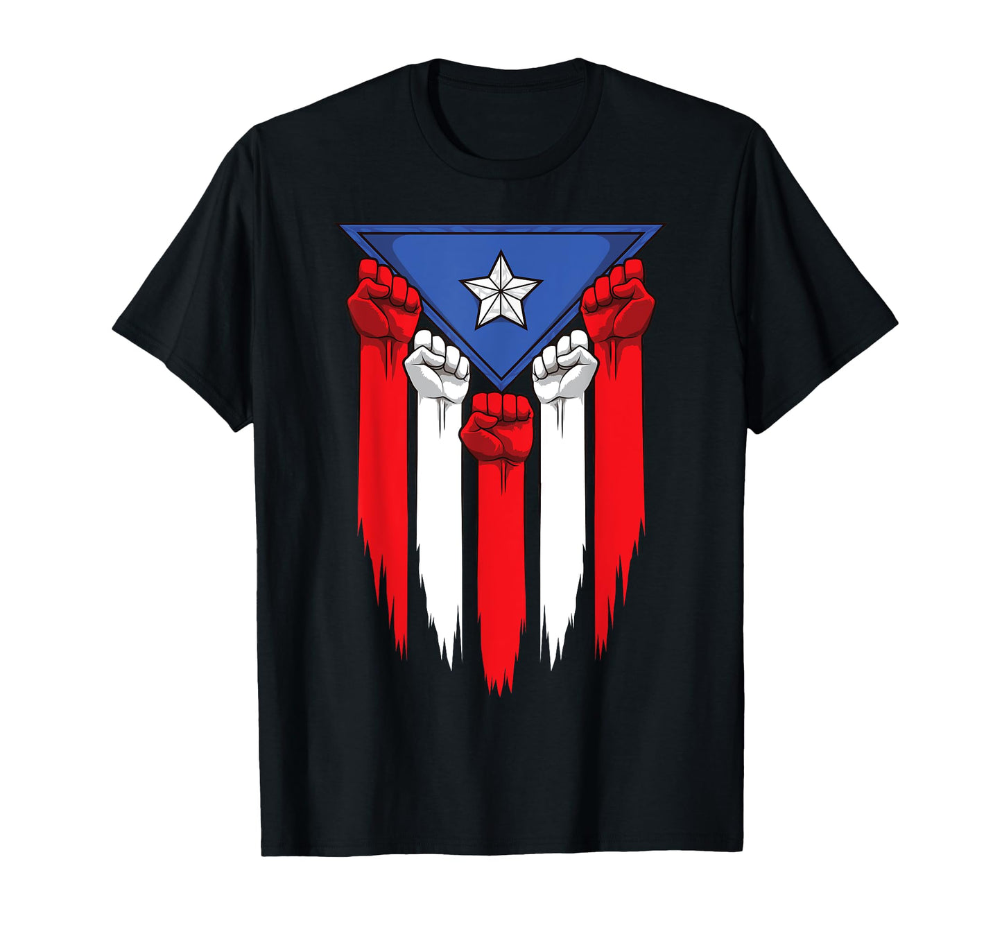 Boricua Fists - Puerto Rico Flag - Proud Puerto Rican T-Shirt