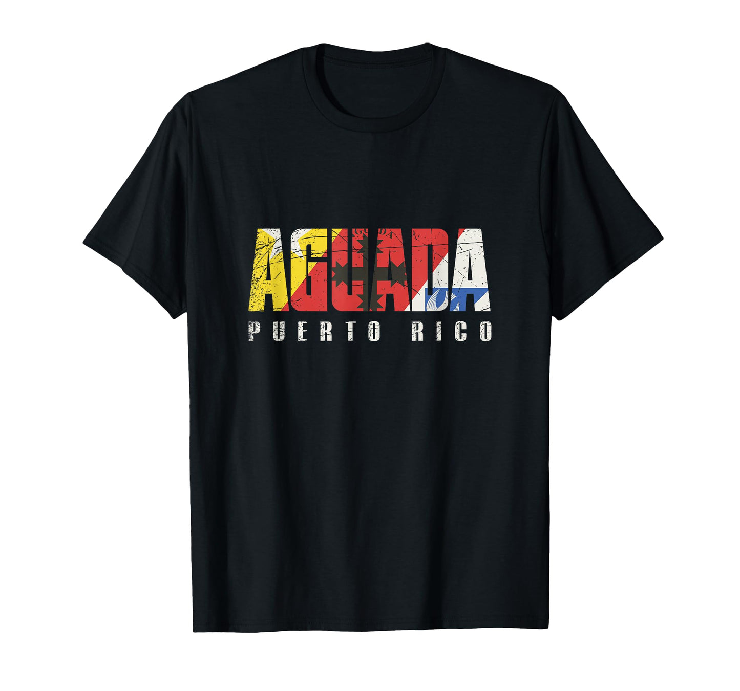 Aguada City in Puerto Rico, Aguada Flag T-Shirt