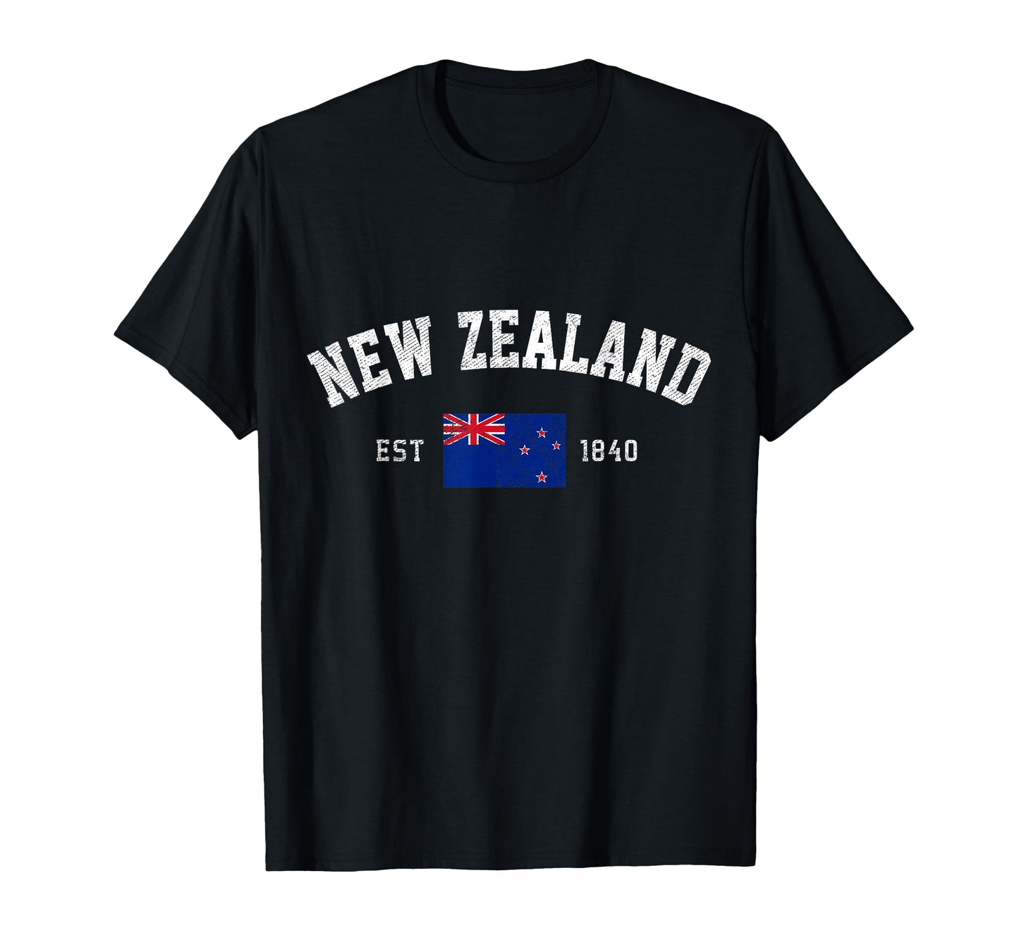 New Zealand Est. 1840 Kiwi Flag Independence Day T-Shirt