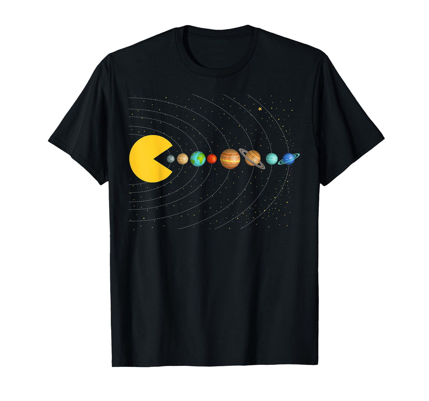 Solar System Astronomy Space Video Games Funny Gifts Graphic T-Shirt