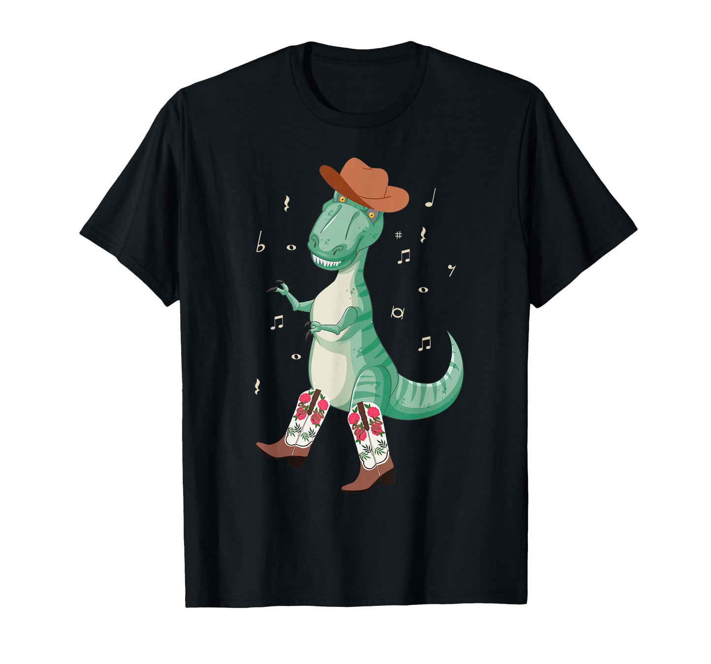 Line Dancing Dance Teacher T Rex Dinosaur T-Shirt